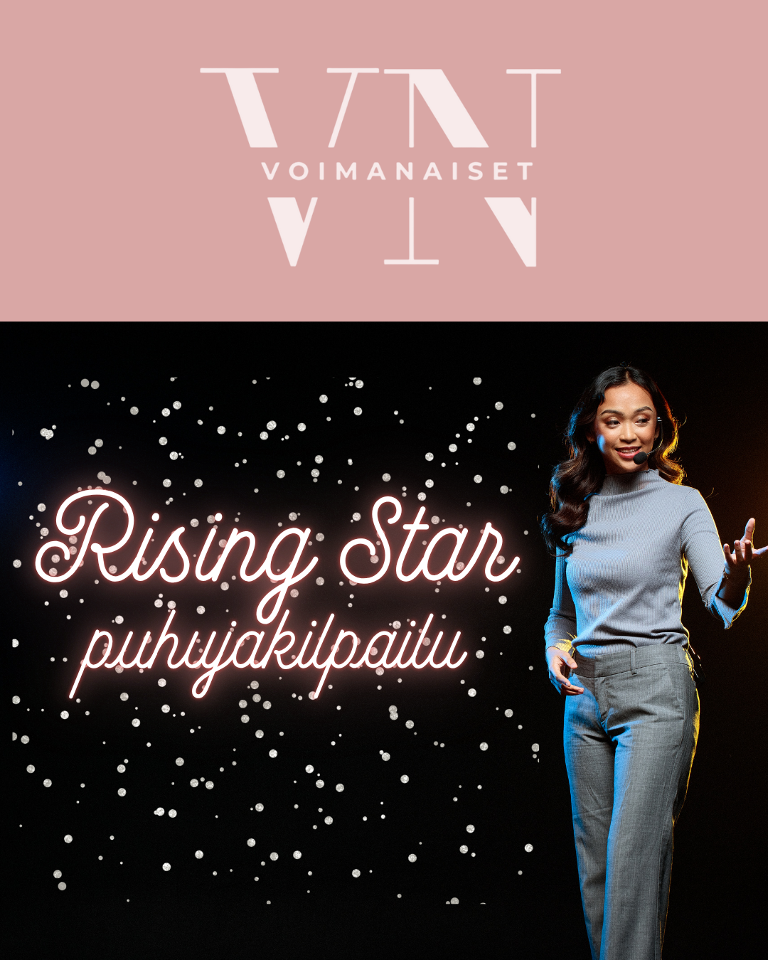 VoimaNaiset Rising Star puhujakilpailu
