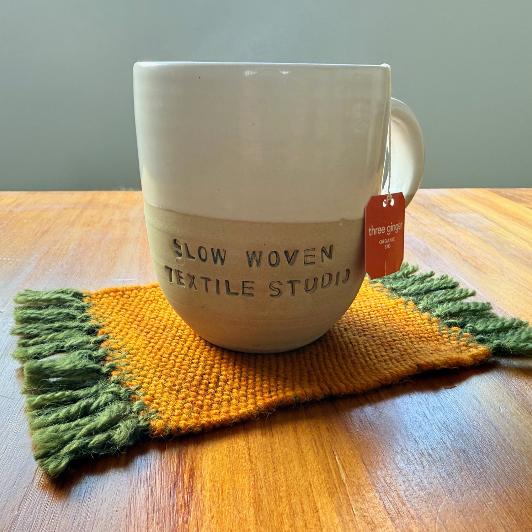 Have a go a weaving: Make a set of mug rugs