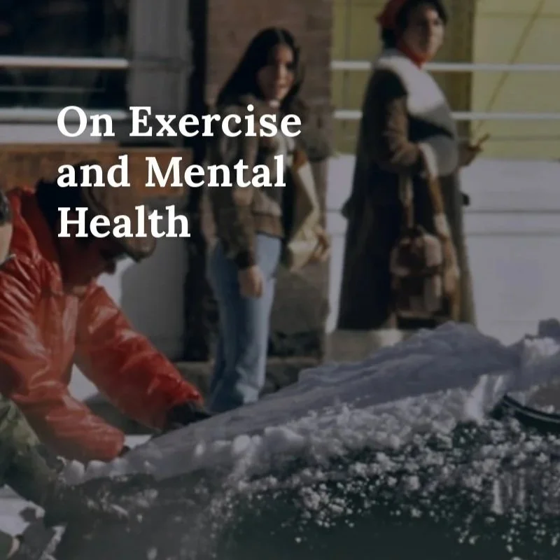 On Exercise and Mental Health