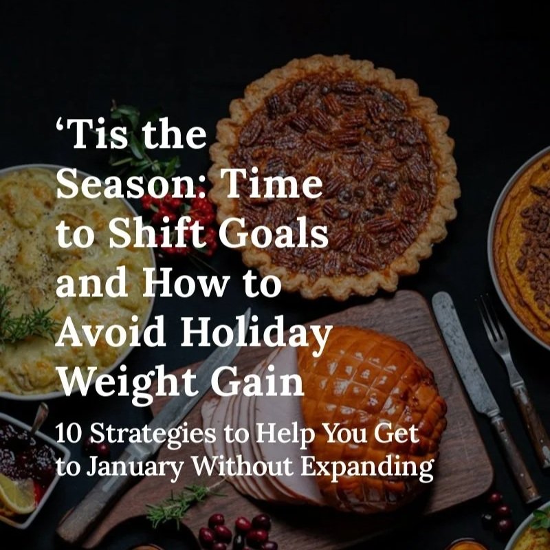 ‘Tis the Season: Time to Shift Goals and How to Avoid Holiday Weight Gain