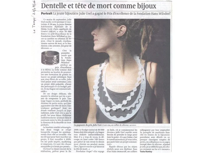 Le Temps. September 2006