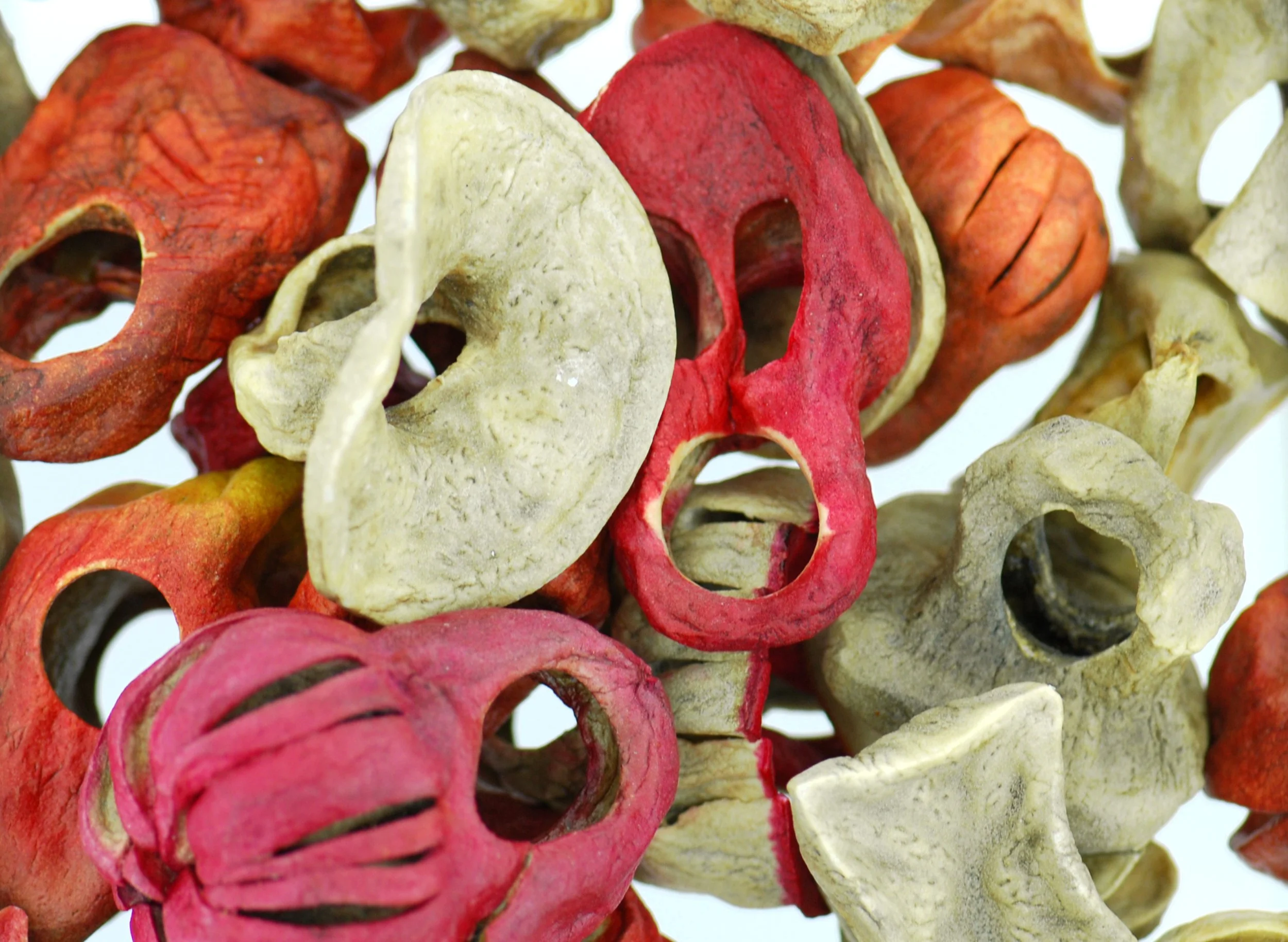 Coloured potato rings