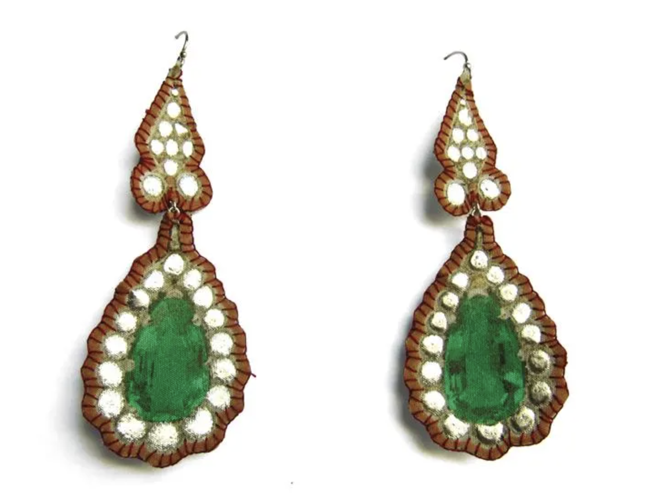 Carla - earrings in silk