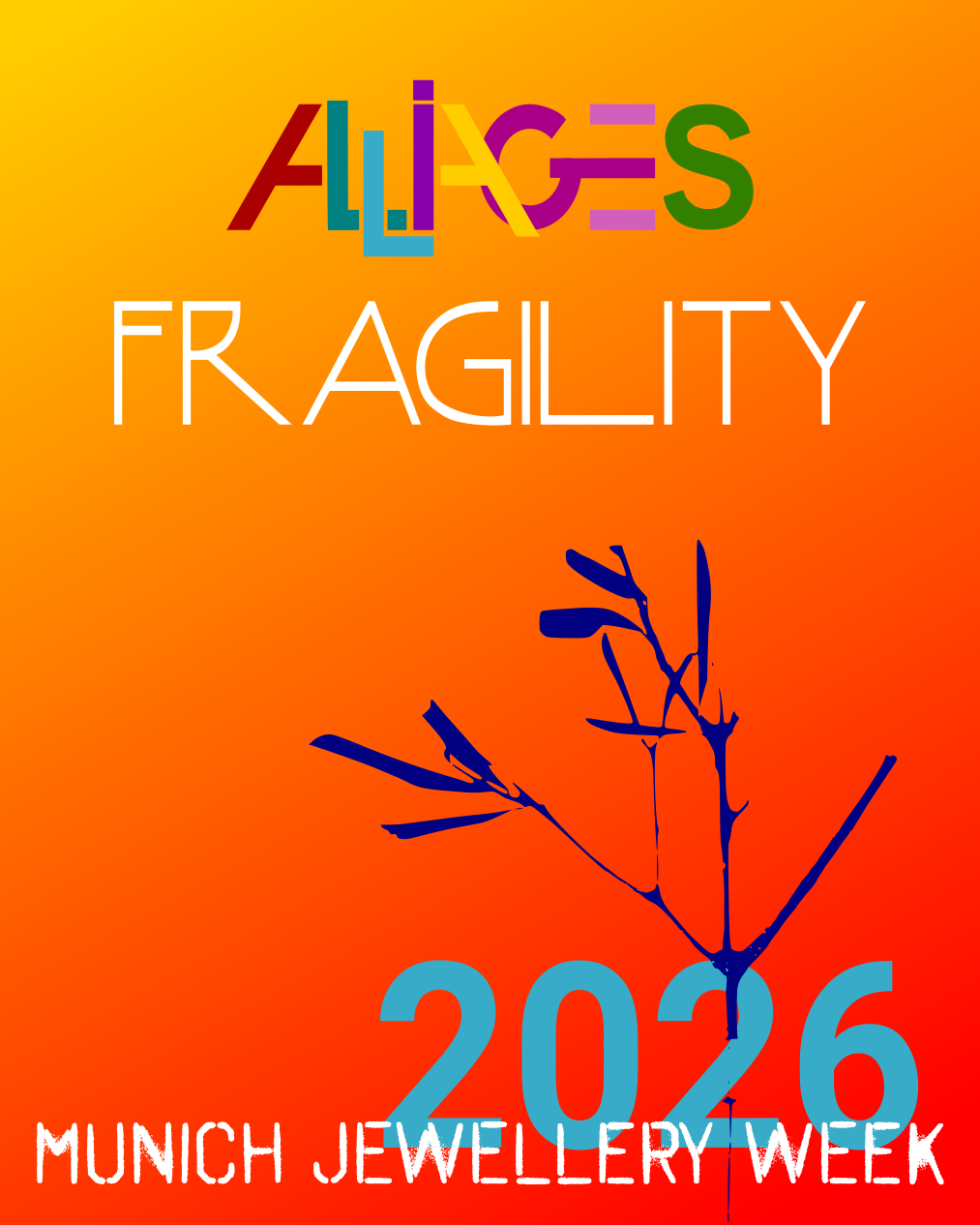 So happy to have been selected for FRAGILITY, the latest exhibition from ALLIAGES ASSO which will be shown in Munich during the Munich Jewellery Week 2026.