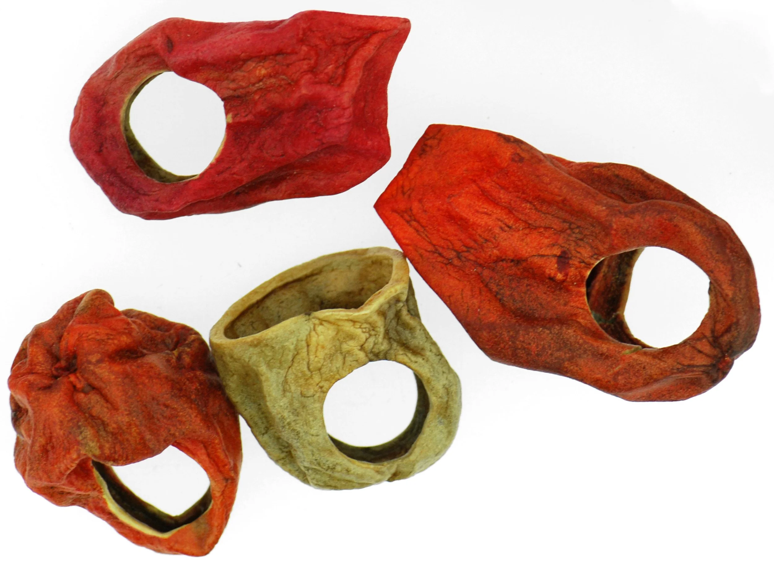 Dried potato rings