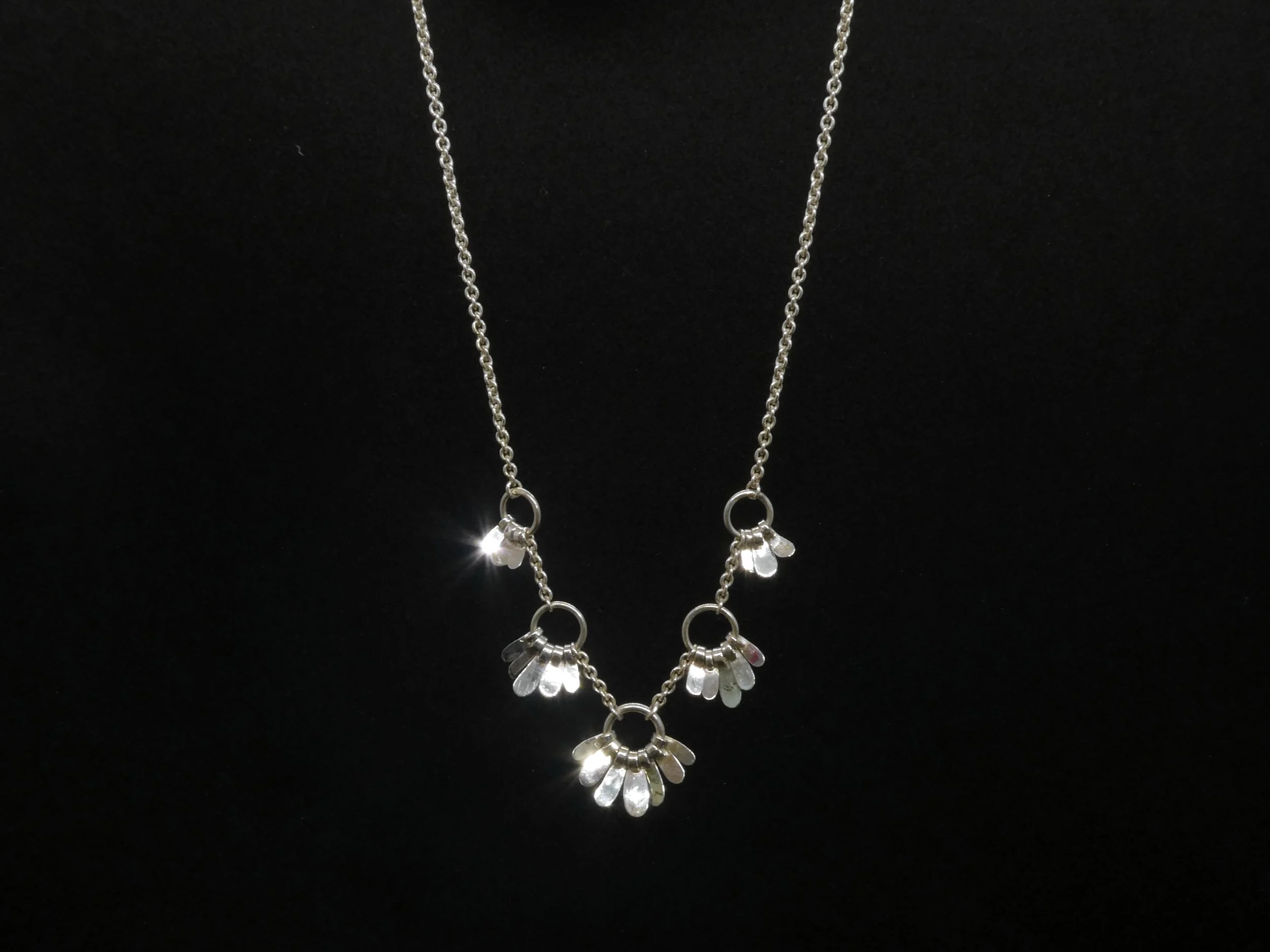 Paquerette silver necklace
