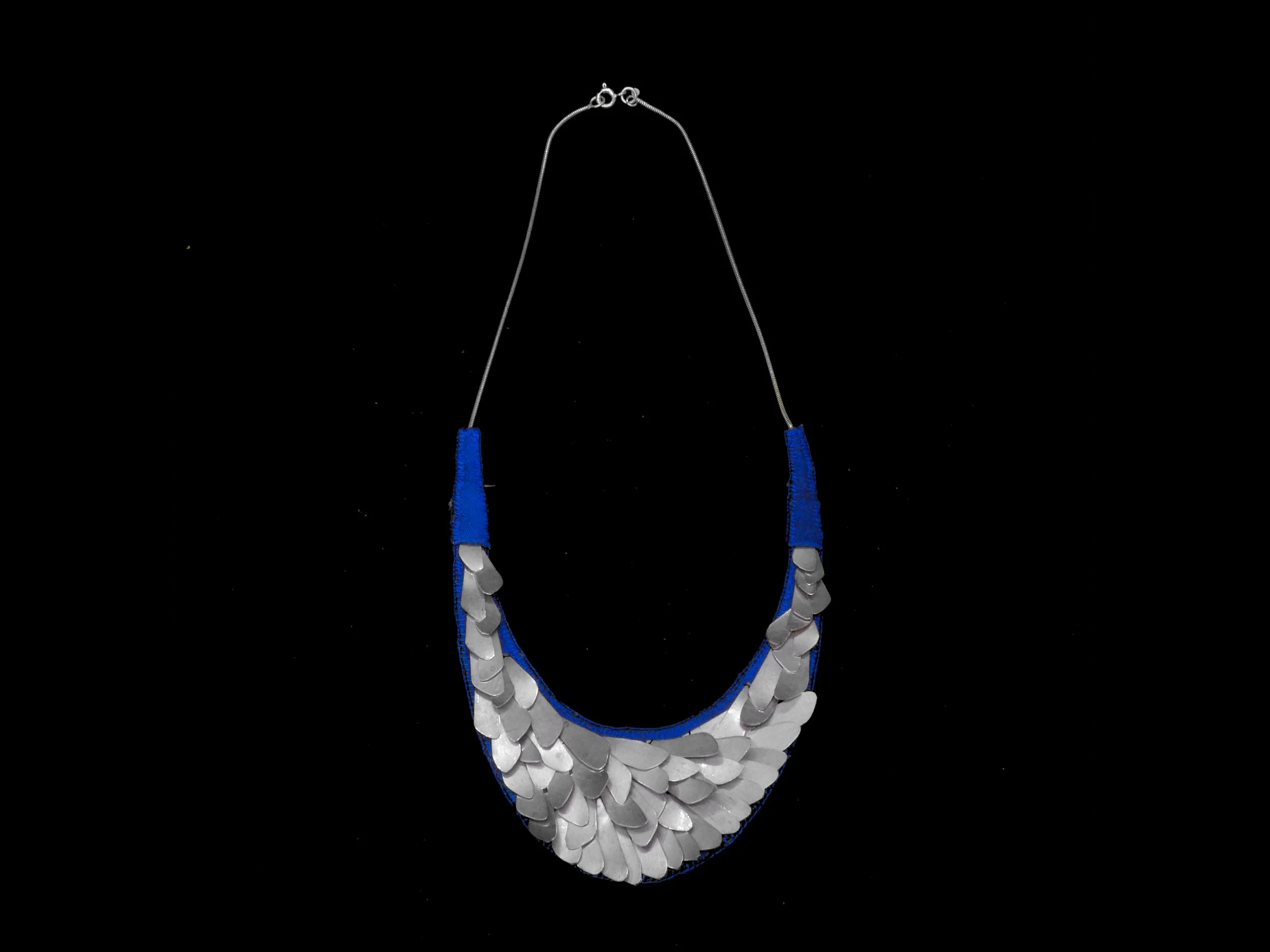 Just a splash: silver and silk