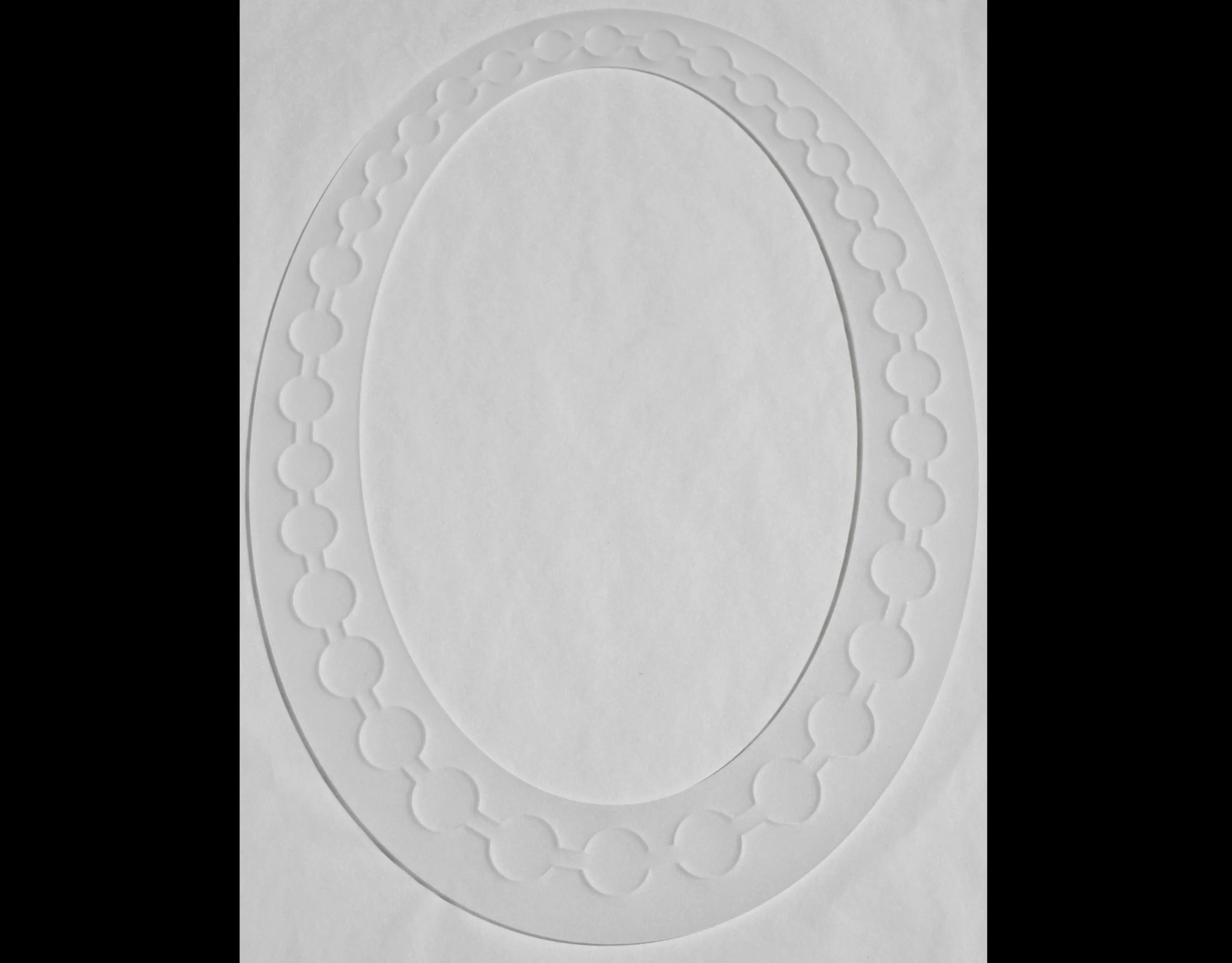 Laser cut, plastic