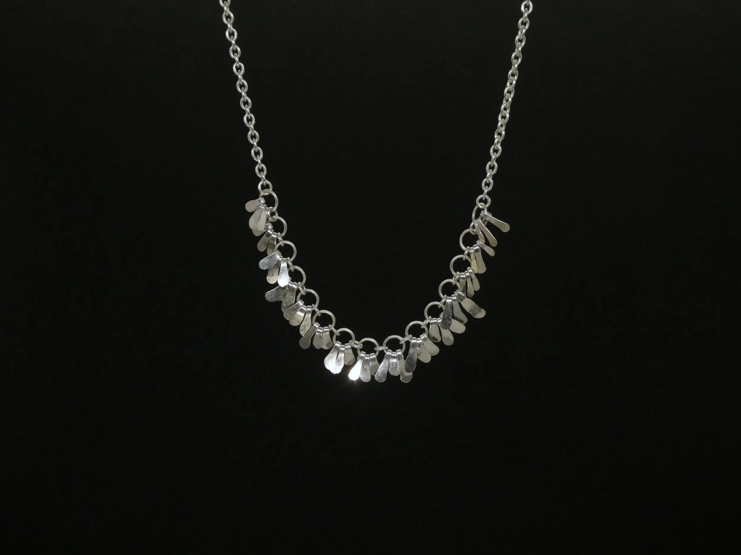 Petals  silver necklace