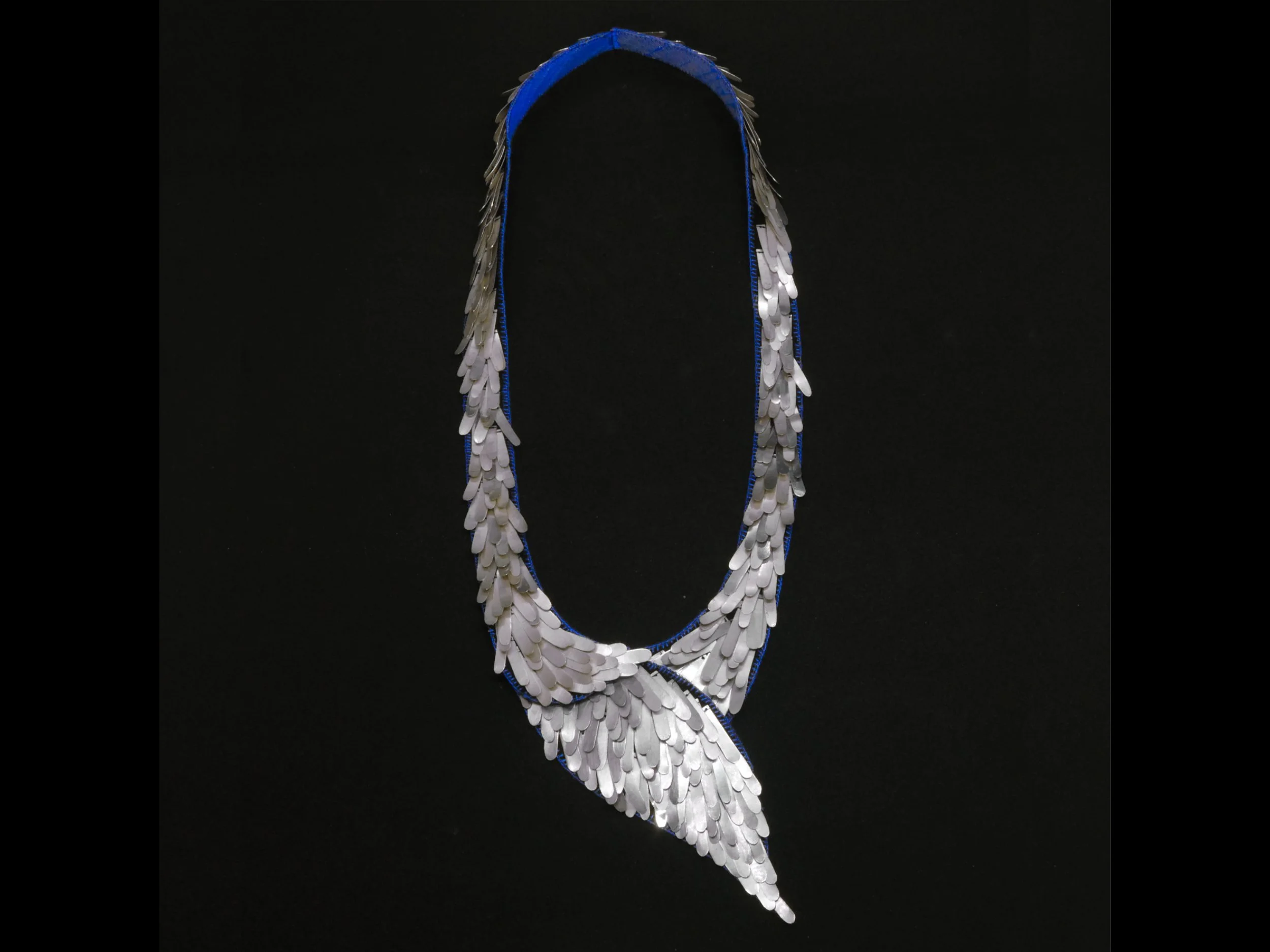 Rippling water: silver and silk