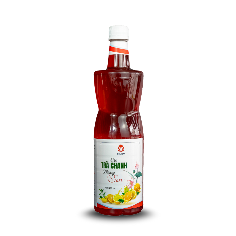 Syrup trà chanh hương sen