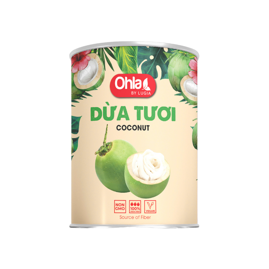 Trái cây ngâm Ohla - Dừa