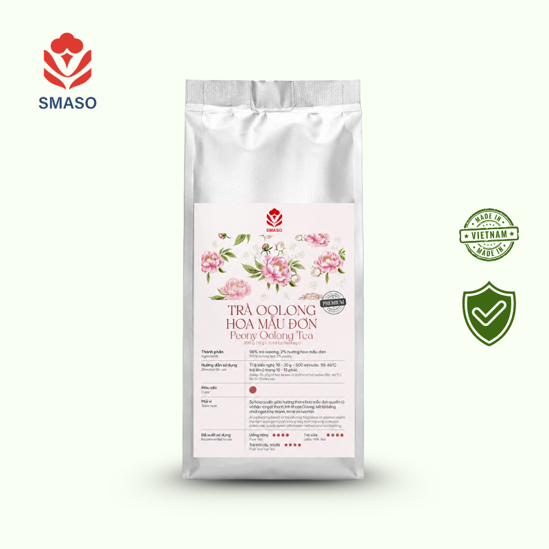 Trà Oolong Hoa Mẫu Đơn