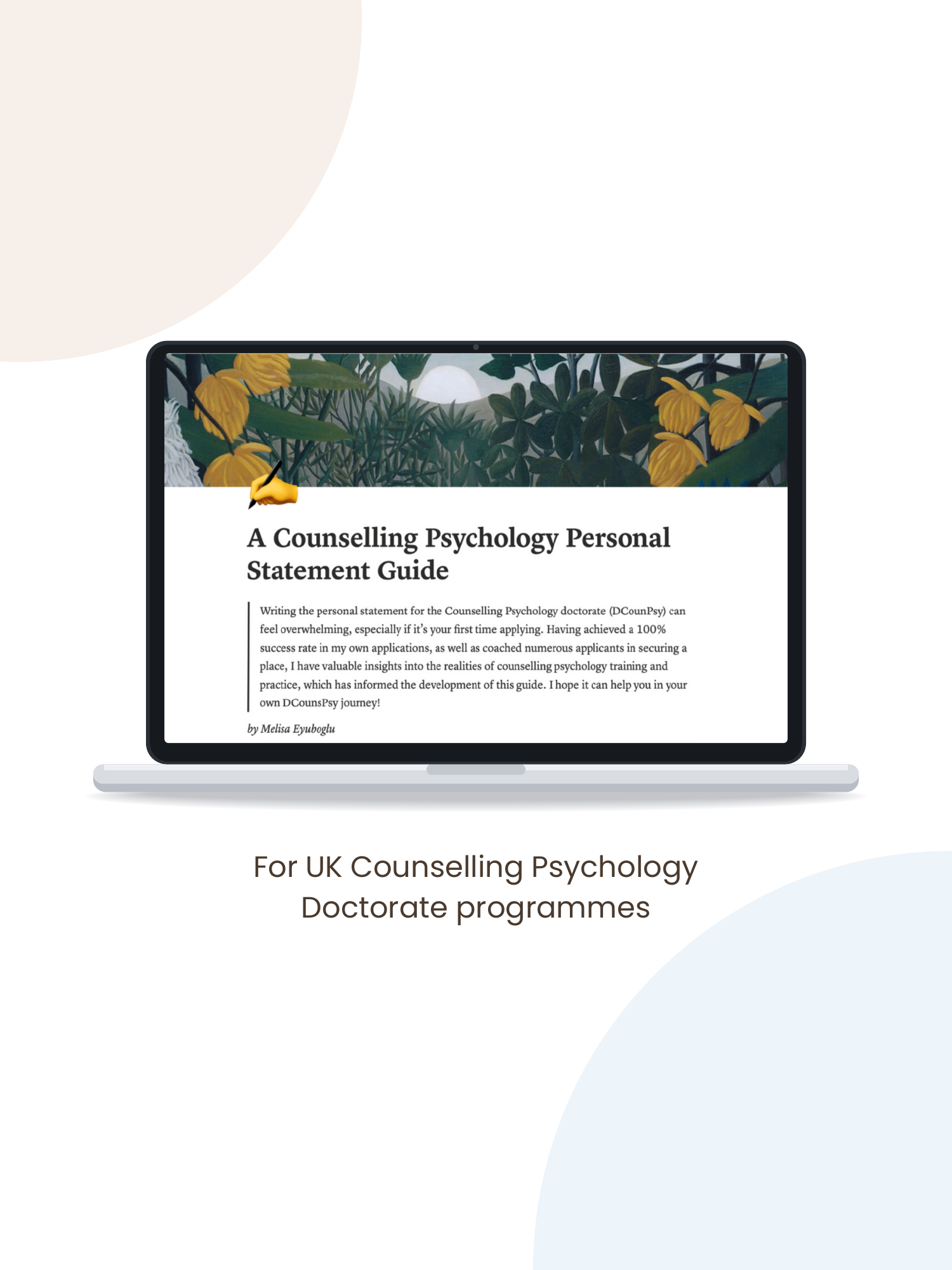 A Counselling Psychology Personal Statement Guide