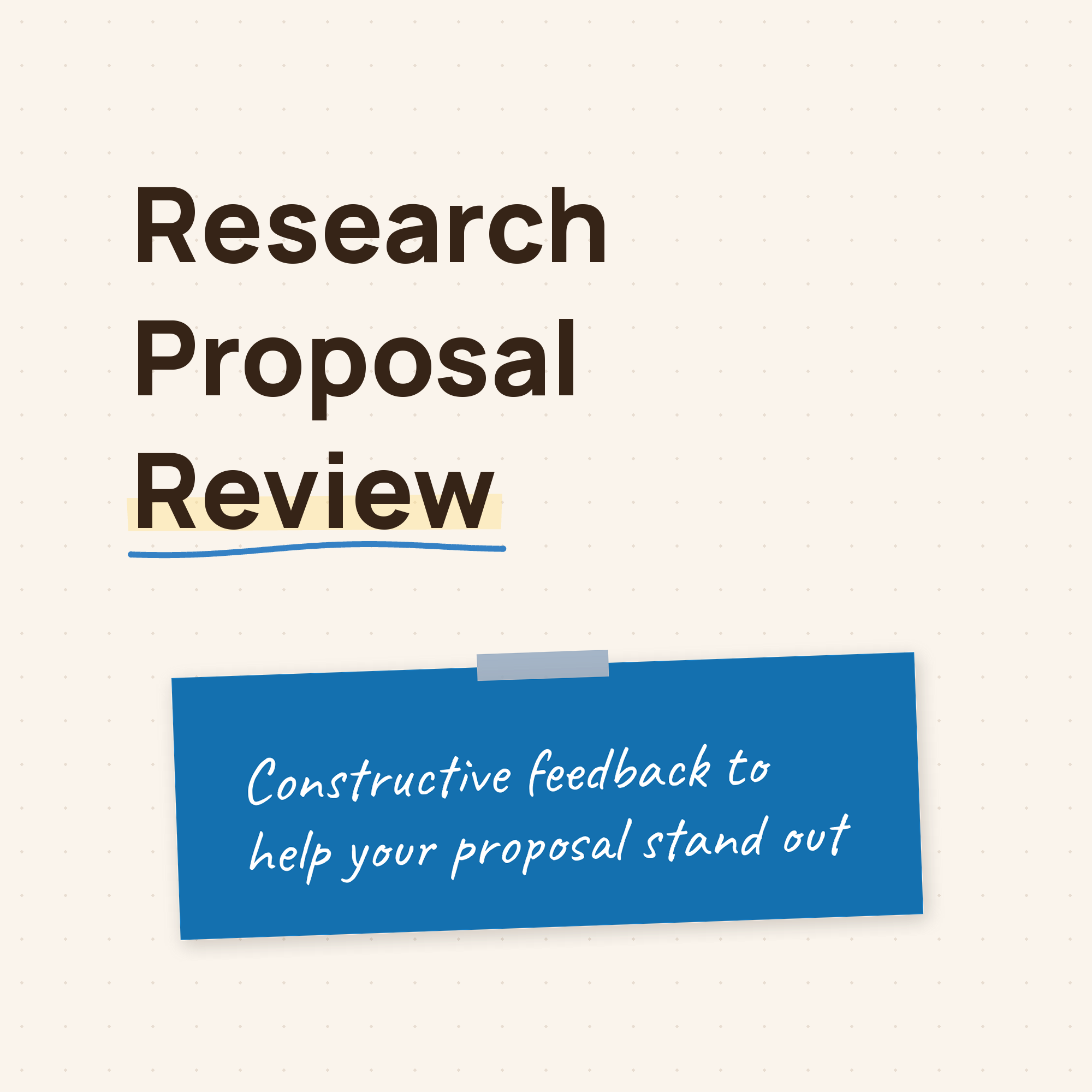 Psychology Doctorate Research Proposal Review