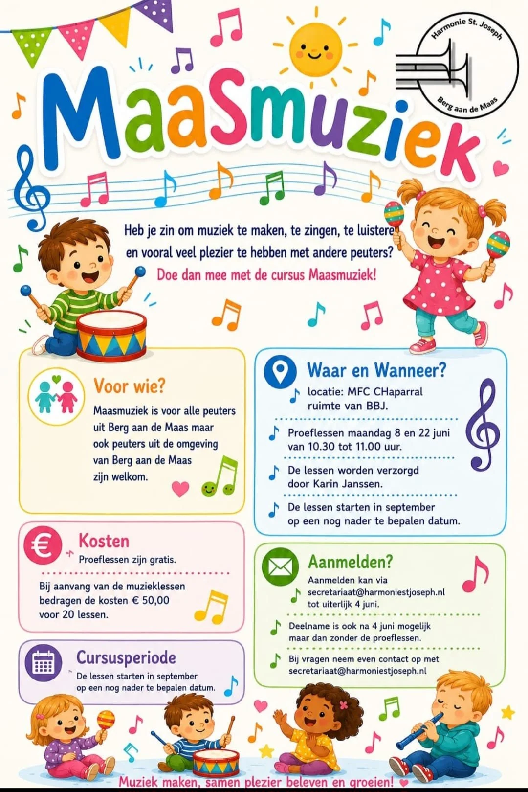Maasmuziek voor peuters
