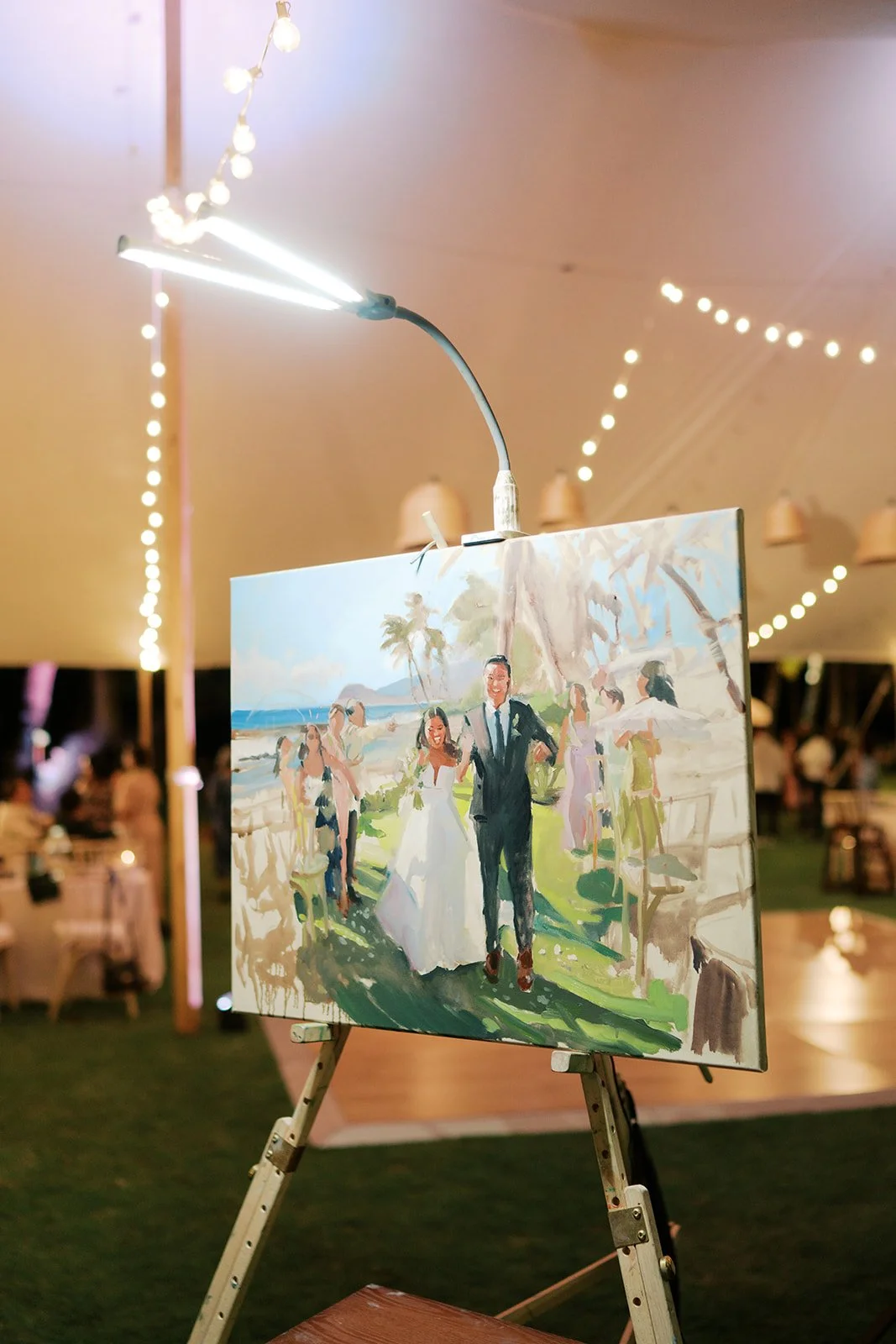 What Does a Live Wedding Painter Actually Do?