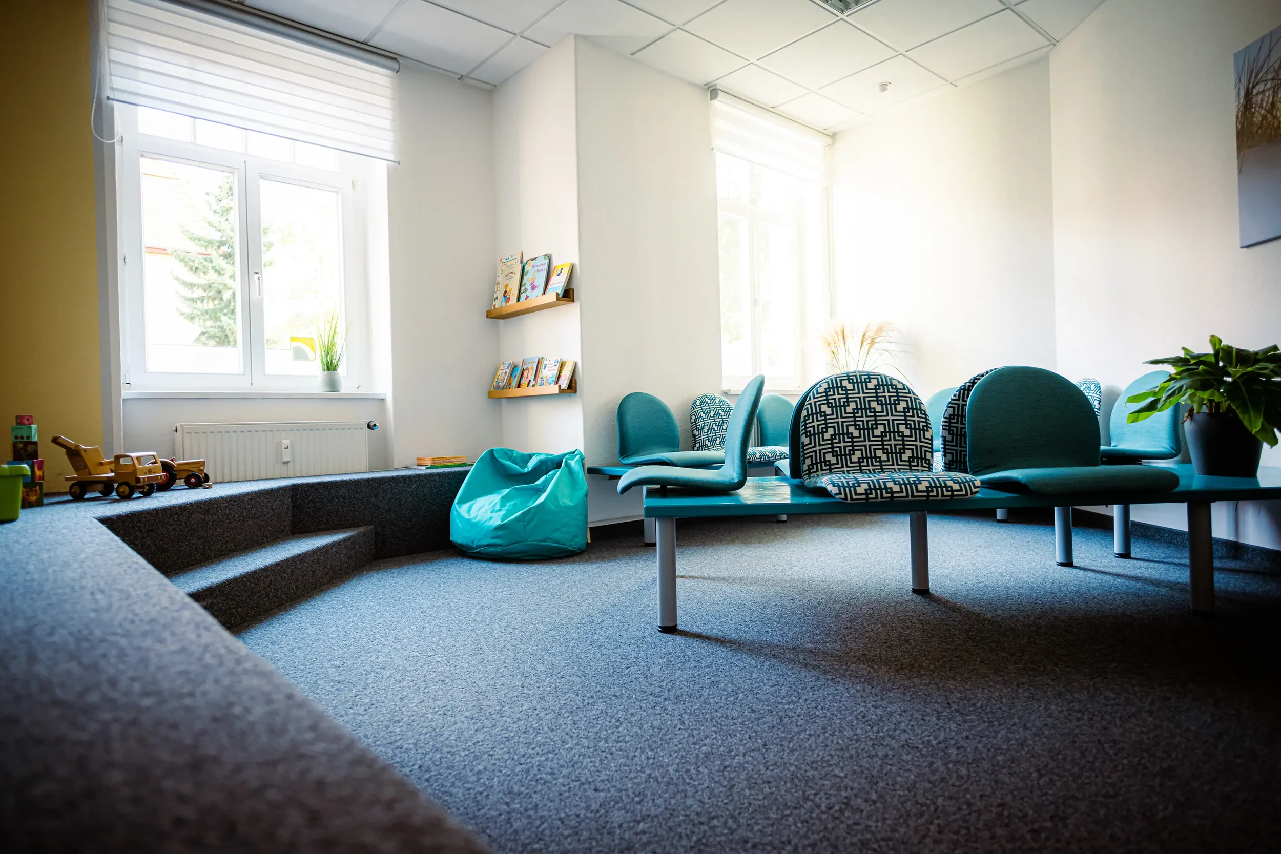 Interieuraufnahme Praxisfotografie einer Praxis in der Region – ansprechendes Foto für Onlineauftritt in Berlin.