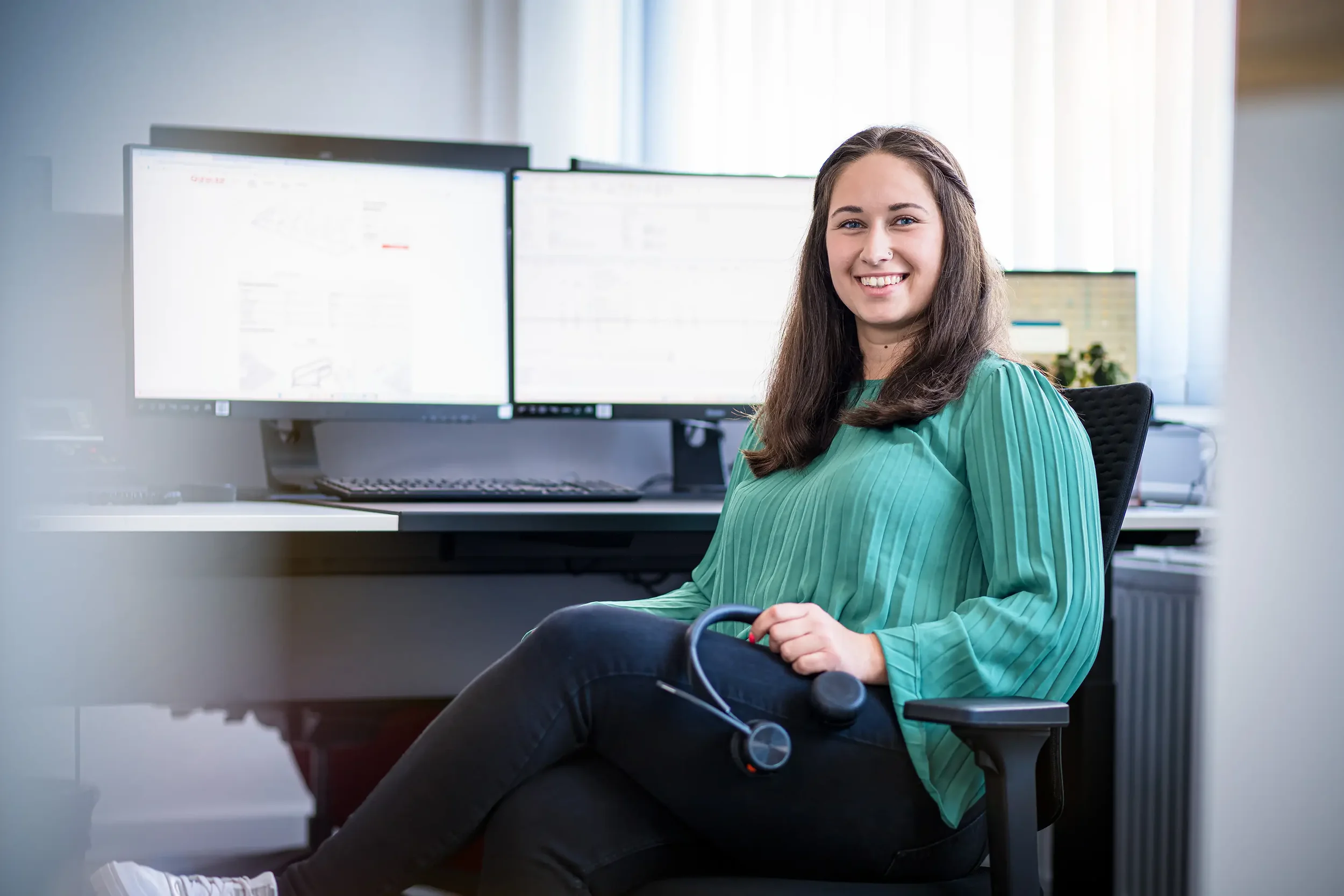 Authentische Arbeitsplatz-Portraits für Unternehmen in Wustermark – moderne, professionelle Businessfotografie.