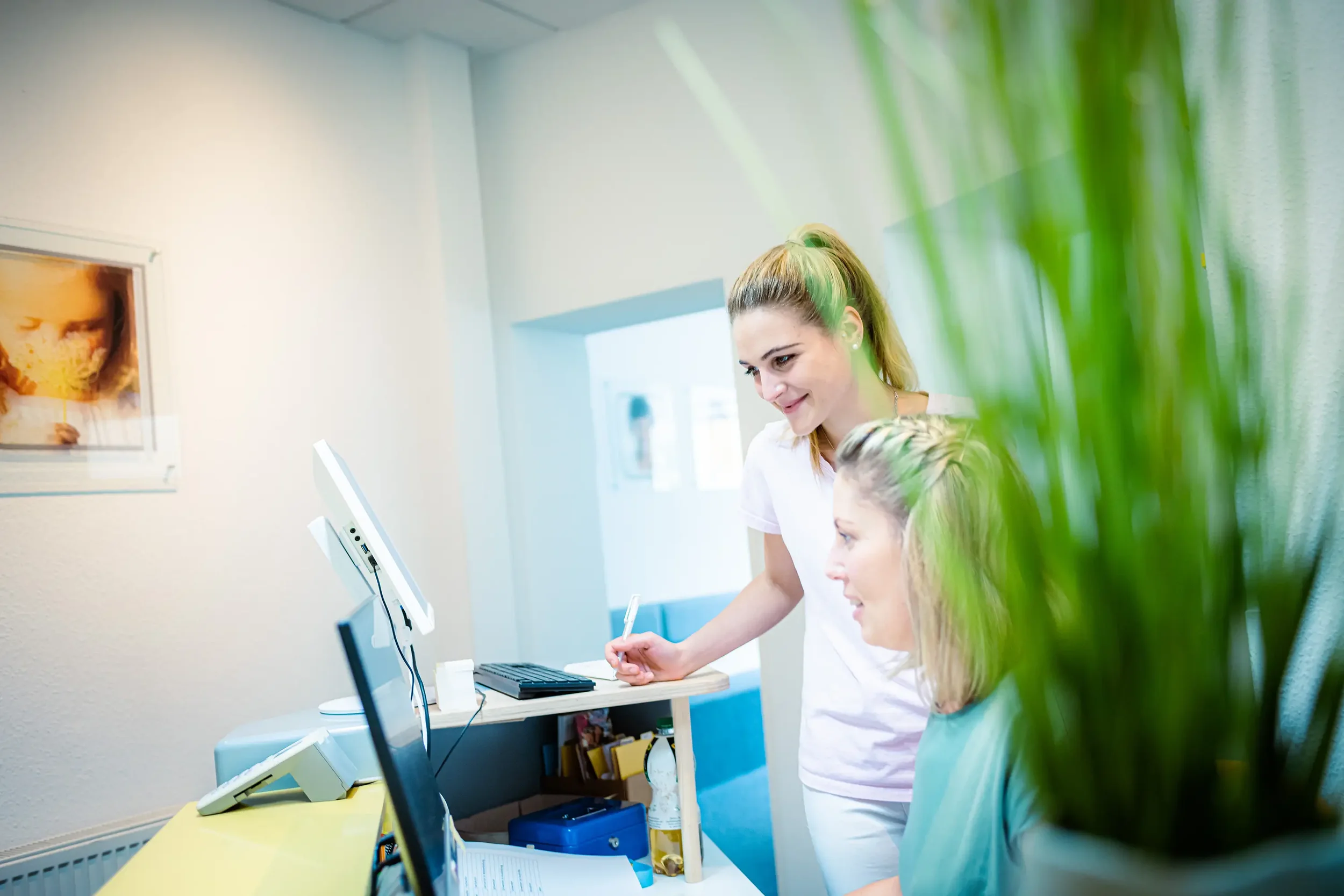 Interieuraufnahme Praxisfotografie einer Praxis in der Region – ansprechendes Foto für Onlineauftritt in Berlin.
