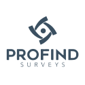 Profound Surveys logo with a stylized eye icon and bold text
