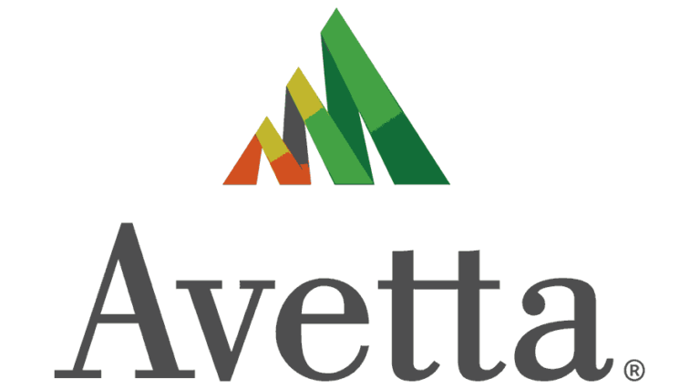 Logo for Avetta featuring stylized mountains in red, yellow, and green with the company name in black text.