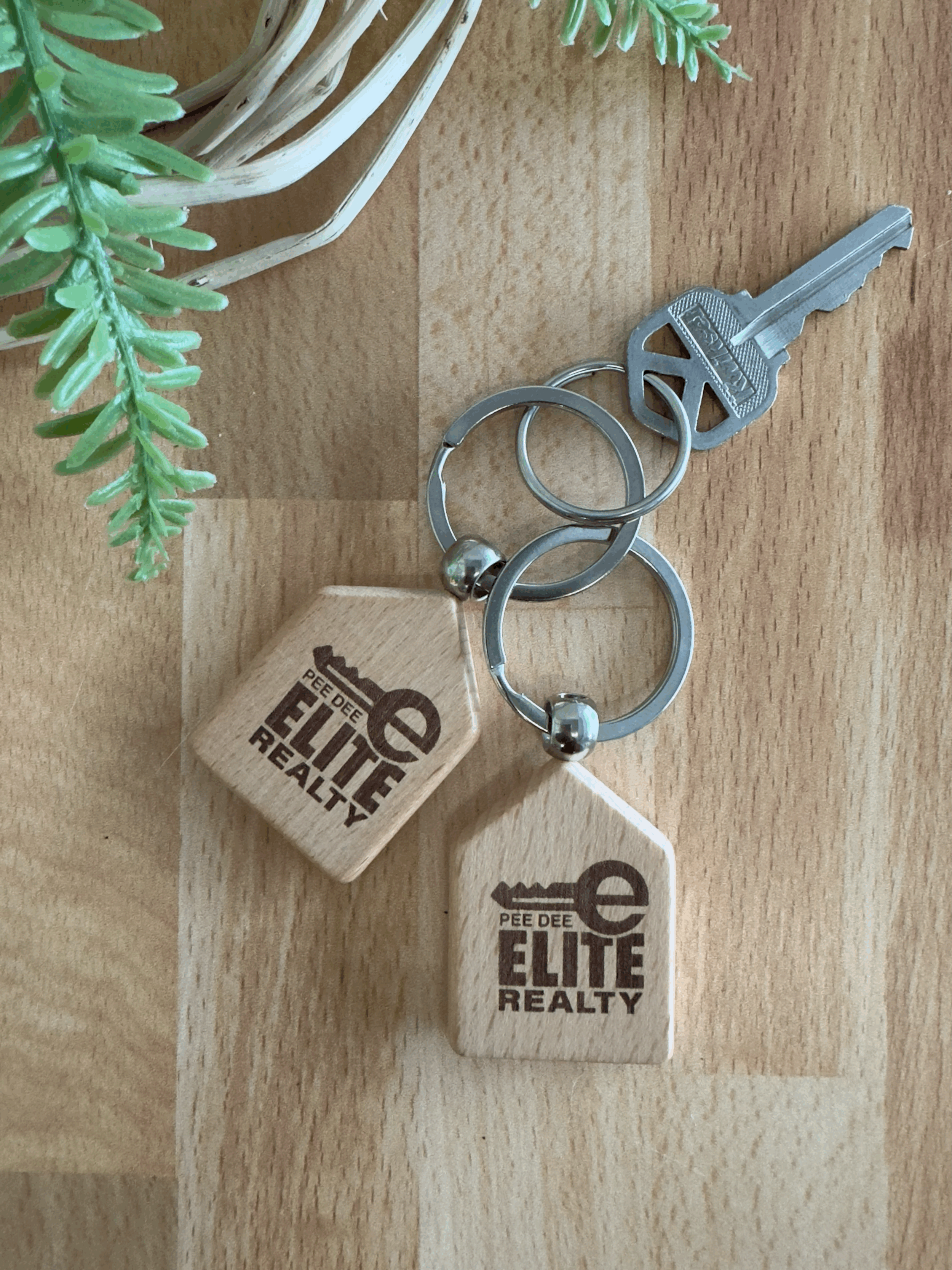 Keychain House Shaped