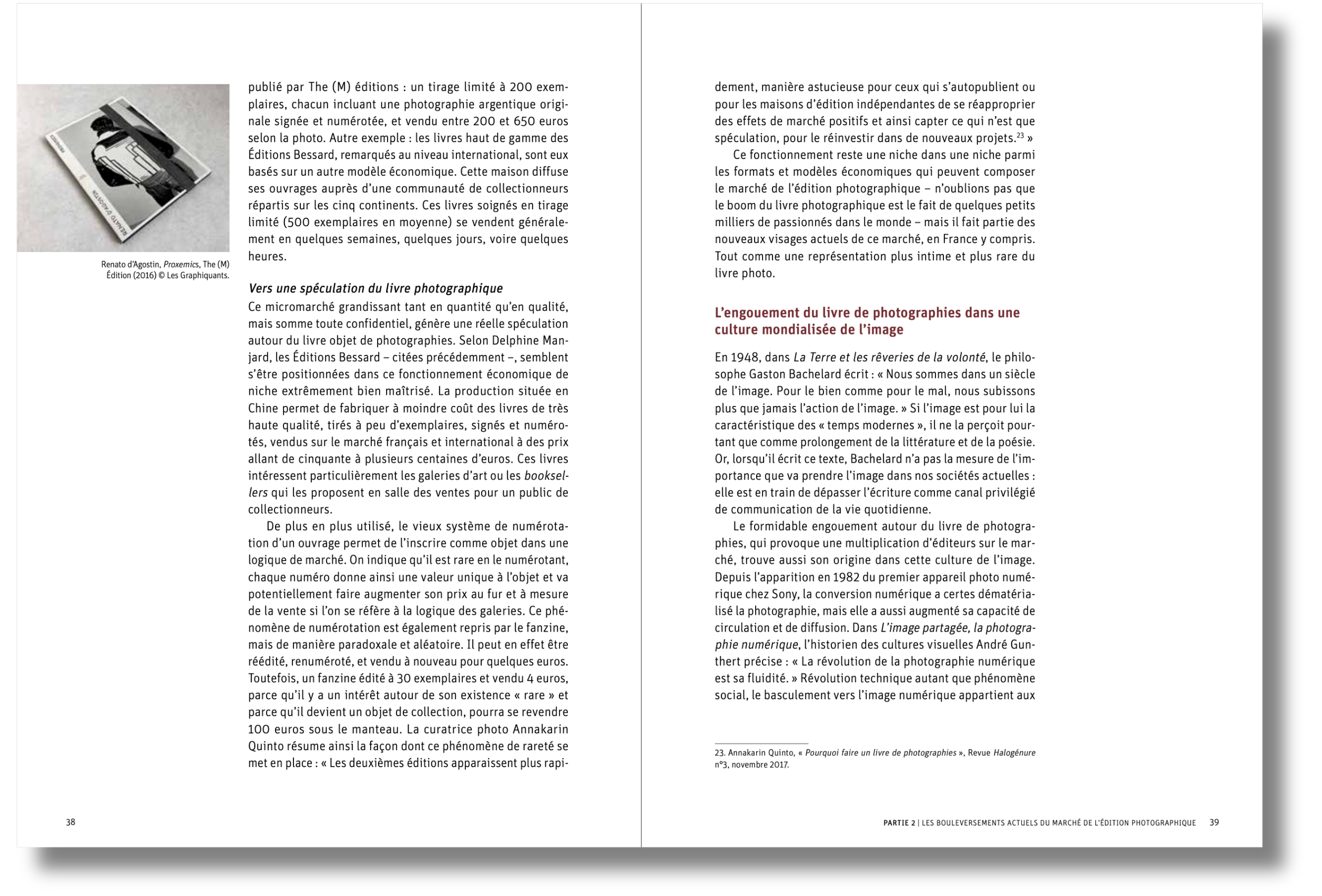 Essai sur les évolutions et transformations du marché de l'édition photographique en France par Céline Ravier, photographe et autrice à Marseille