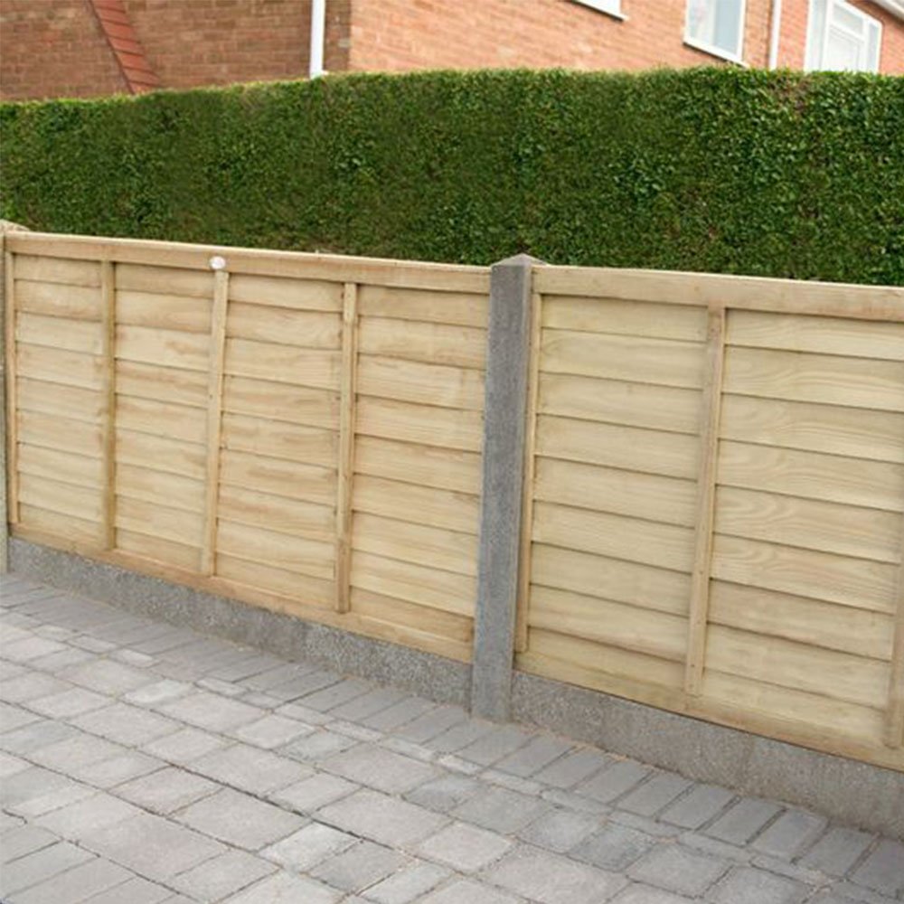 Fence blended to stock image.