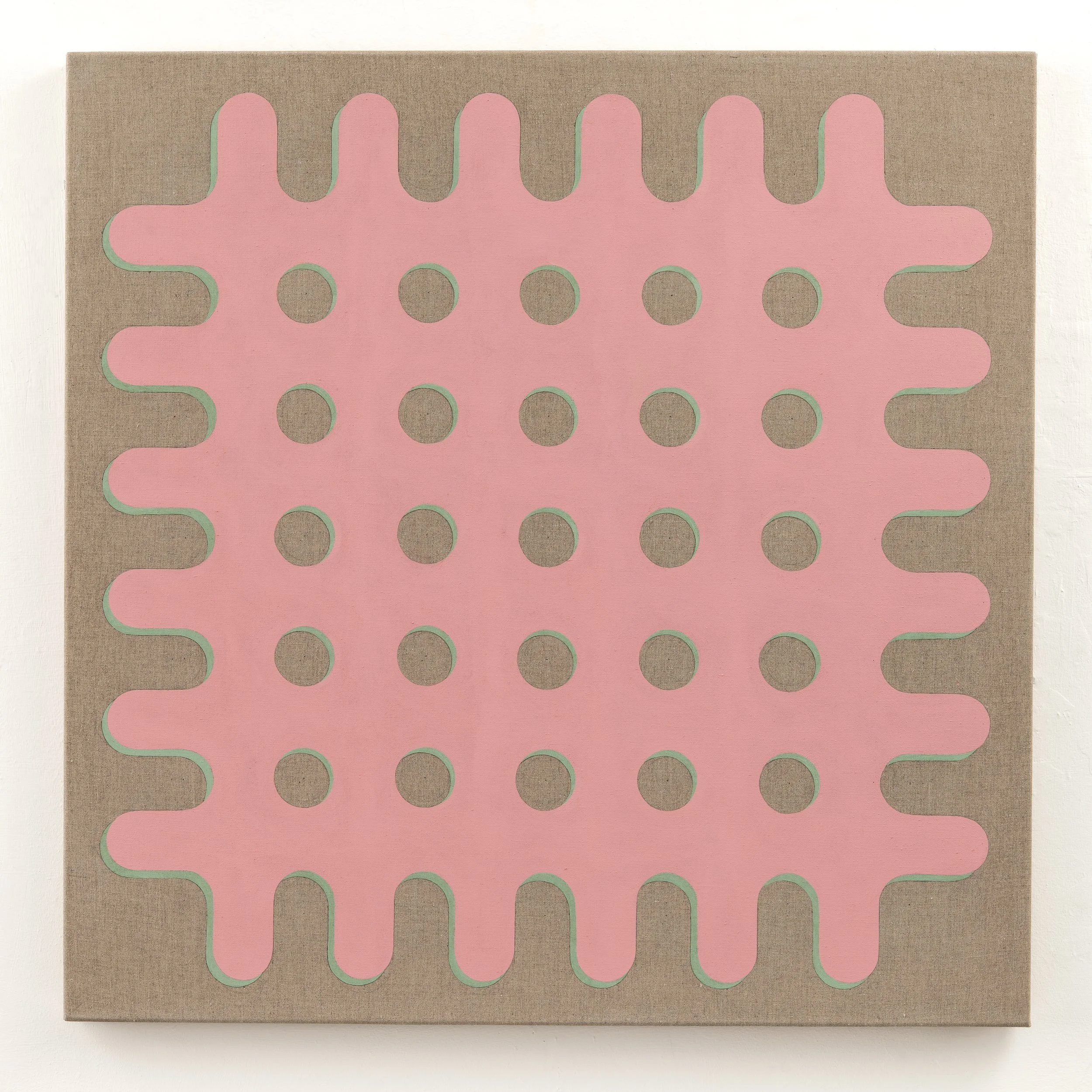 Hold my Hand,
2026,
Acrylic on Natural Linen,
80 x 80 cm