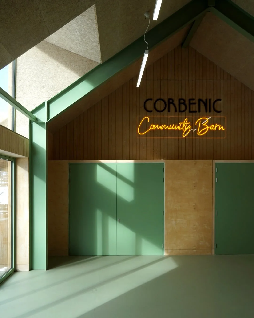 Back in February we handed over Corbenic Day Service and Community Barn to our client, Jon and the Corbenic Community. 

This space will support the growth of Corbenic Camphill Community, and extend the current Day Service. It will enhance the lives 