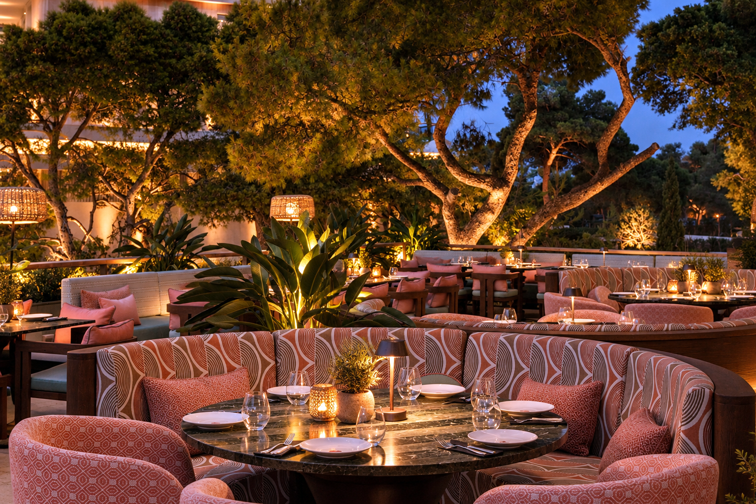 restaurant lighting | bespoke lighting | luxury lighting | αρχιτεκτονικος φωτισμος | εστιαση | εστιατοριο 