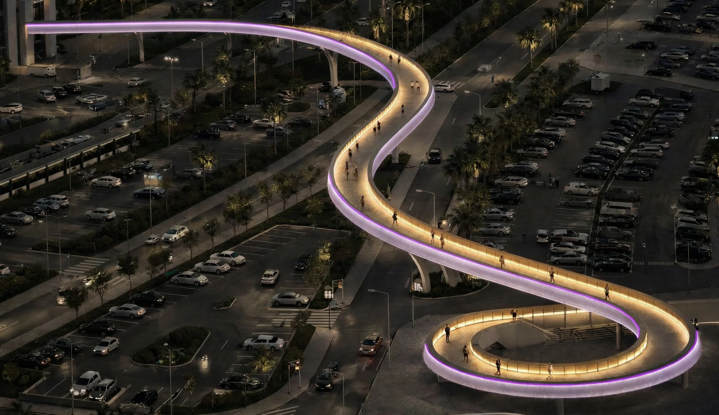 urban lighting  | exterior lighting | αρχιτεκτονικος φωτισμος | γέφυρα