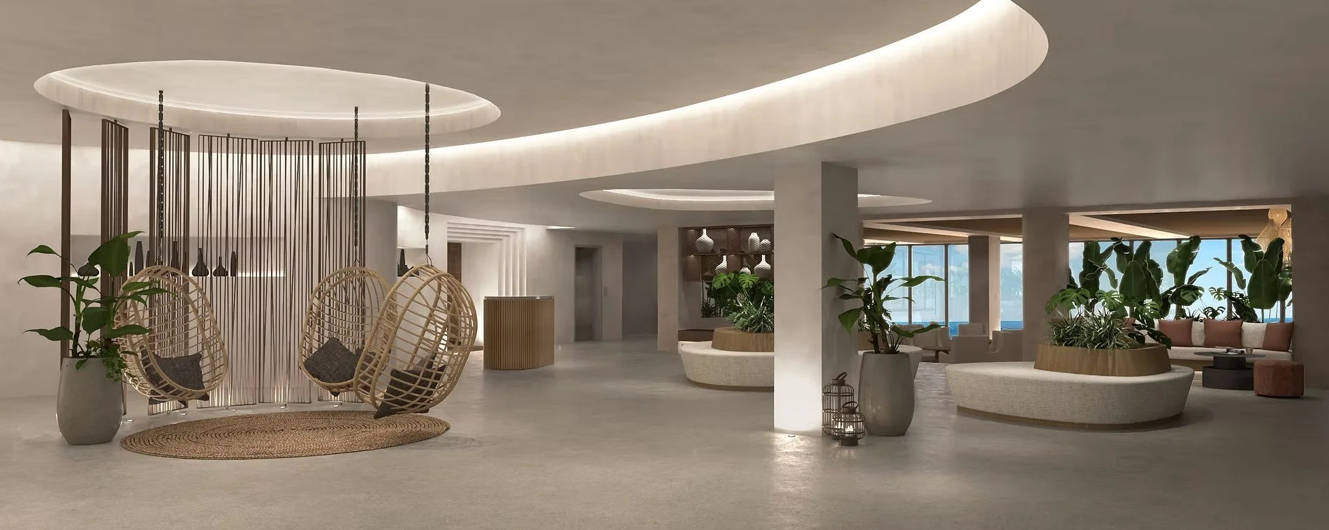 hotel lighting design | φωτισμος ξενοδοχειου
