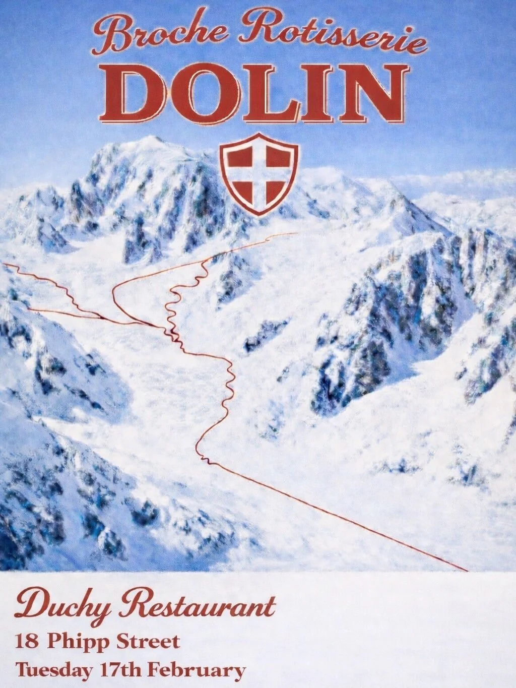 On Tuesday 17th February we will be collaborating with one of our favourite producers @vermouthdolin from the Savoie, @brocherotisserie will be cooking a dinner menu inspired by the region and using some of Dolin&rsquo;s products. Expect Savoie wines