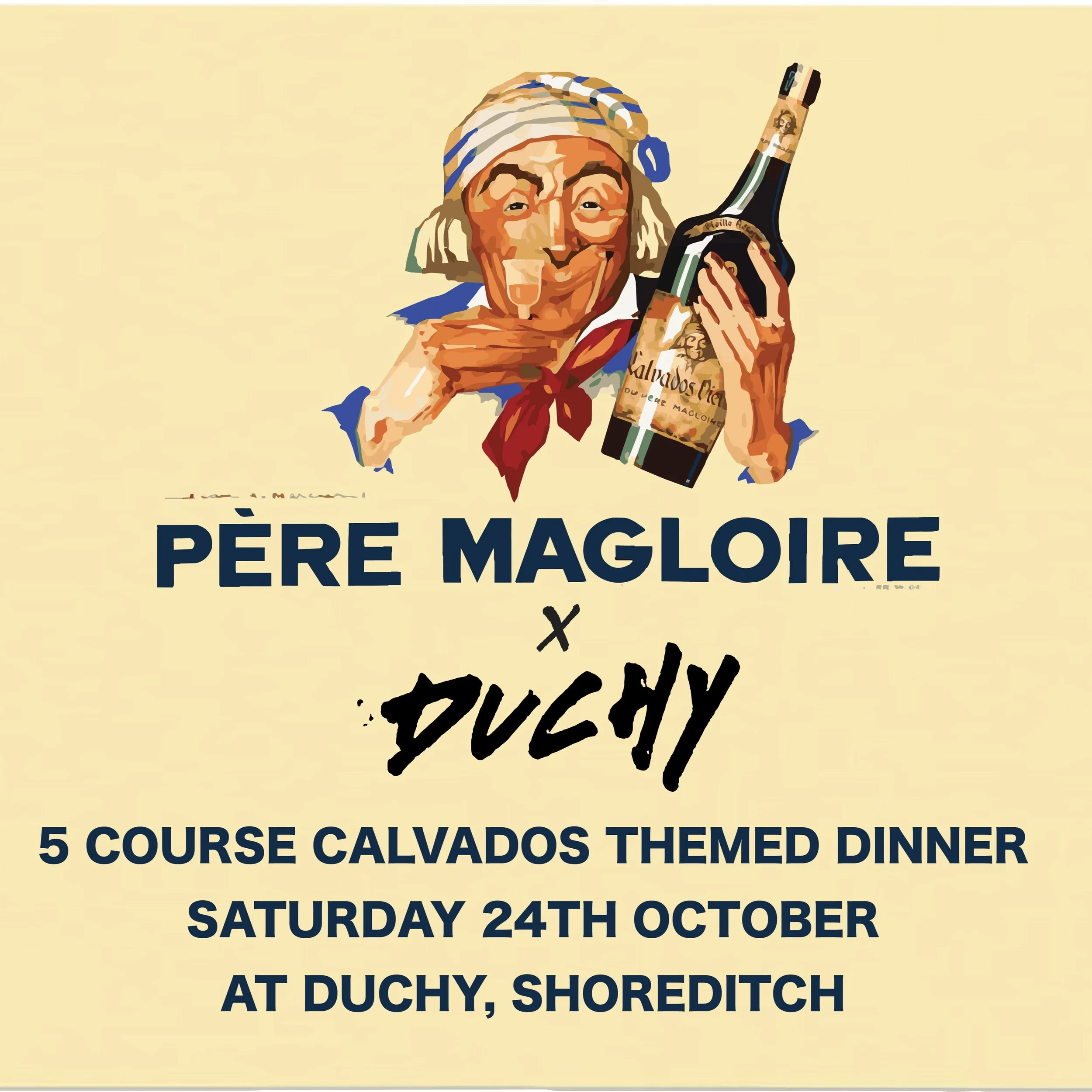 ON SATURDAY 24TH OCTOBER WE WILL BE CELEBRATING NATIONAL CALVADOS WEEK WITH A SPECIAL CALVADOS DINNER IN PARTNERSHIP WITH P&Egrave;RE MAGLOIRE DEDICATED TO THE FLAVOURS OF NORMANDY AND THE VERSATILITY OF CALVADOS.

Booking link in our bio and on our 