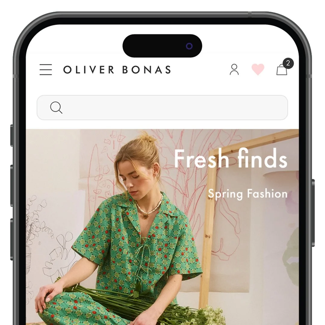Oliver Bonas - Homepage Designs