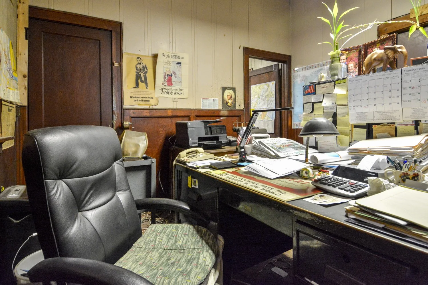 An image of the vintage office