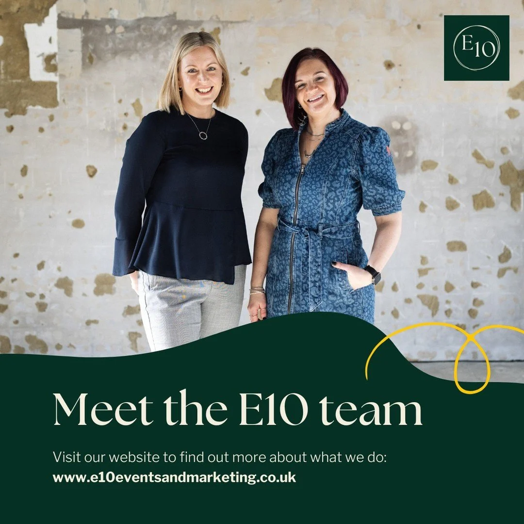 Meet the team behind E10 👋

We&rsquo;re Emily and Michelle, the owners of E10 Events and Marketing.

With many years of corporate experience between us, we founded E10 to help businesses deliver great marketing and well-run events.

> Emily leads
