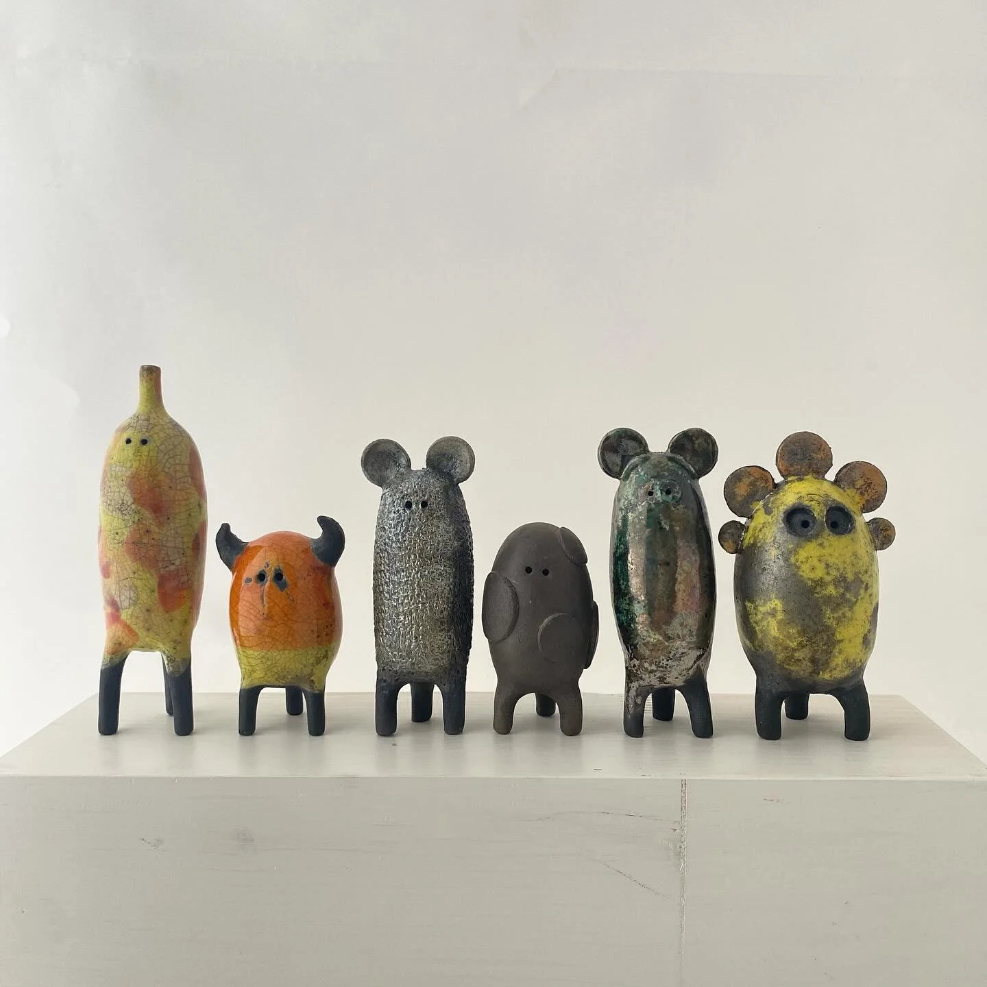 @ms_odlo also makes these wonderful little ceramic friends and ceramic pendants, which are of different character and mood.

From now on you can see them permanently in our shop POLYKIOSK, Gipsstra&szlig;e 7!