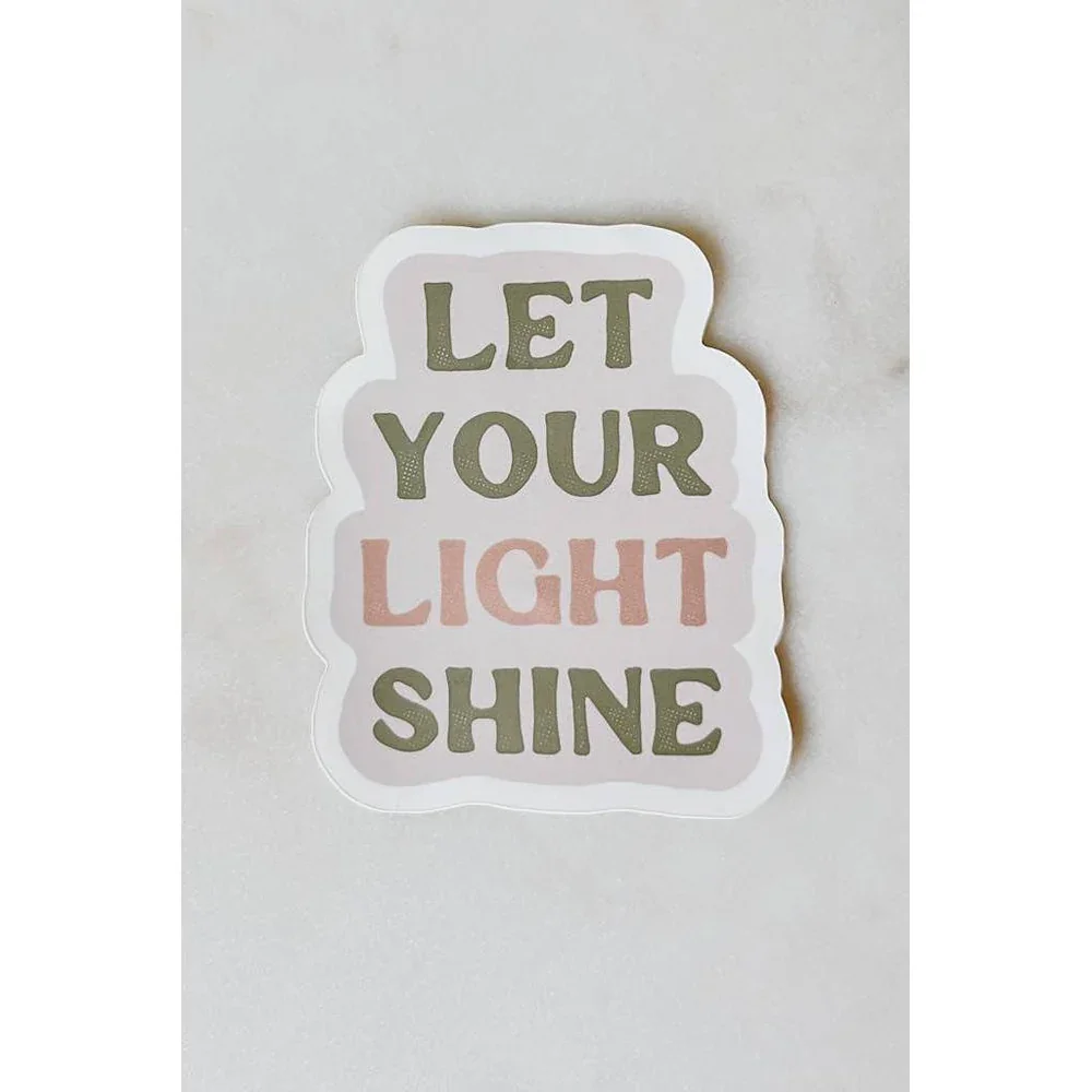Let Your Light Shine Decal