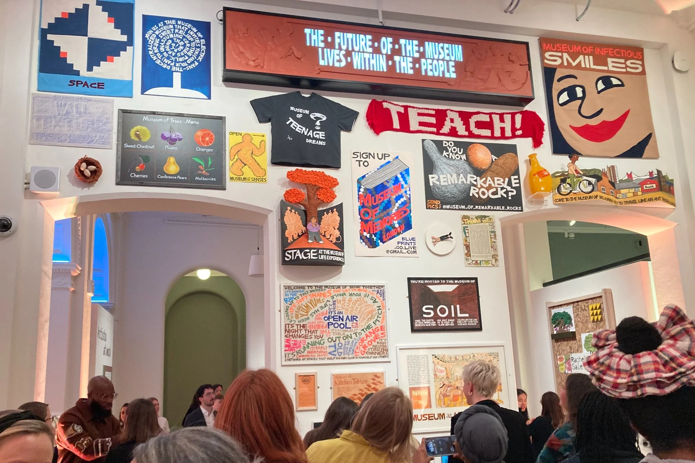 Display of Rachel Sale's work