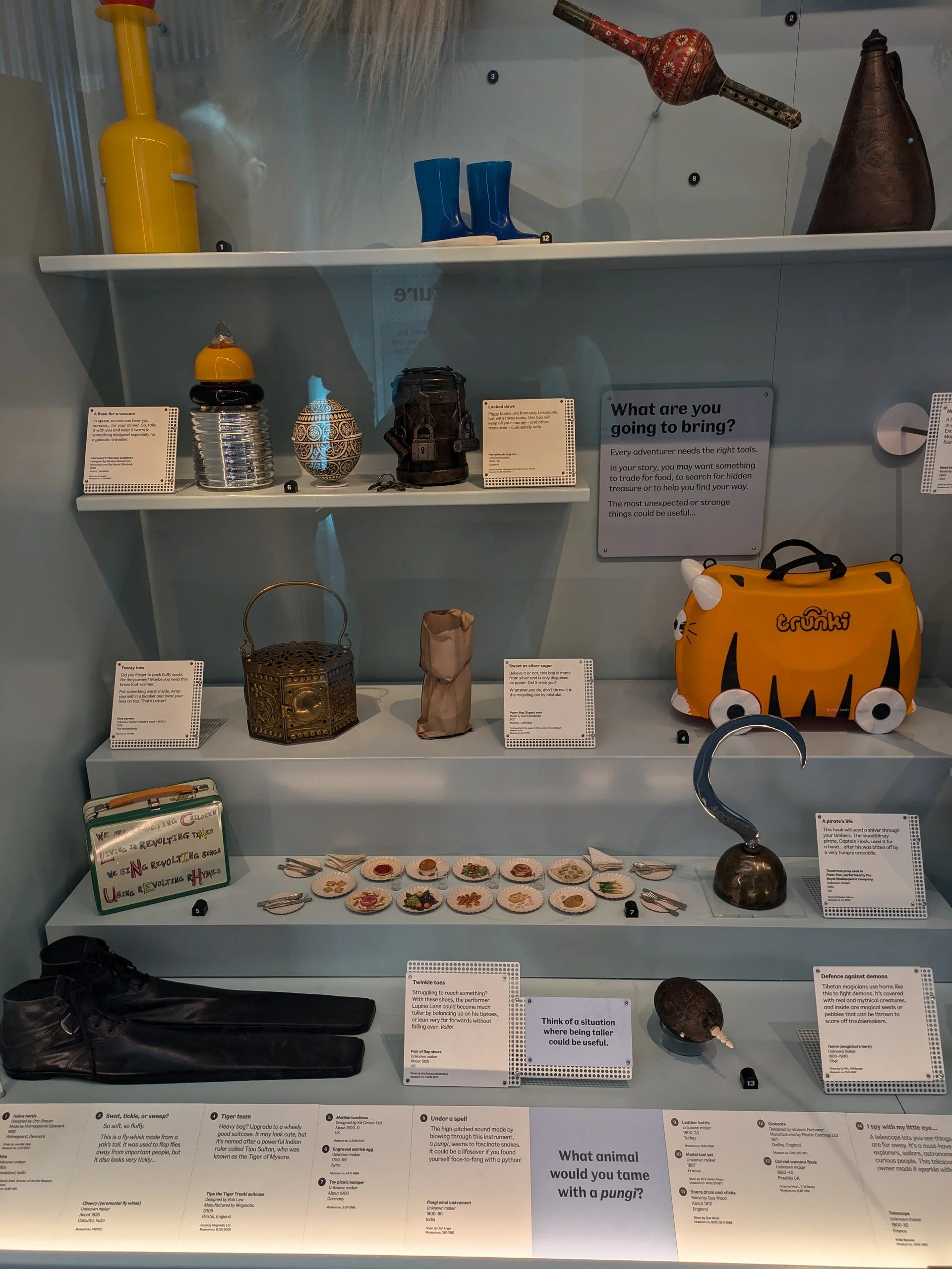 A jam-packed display in 'Adventure' in the Imagine Gallery