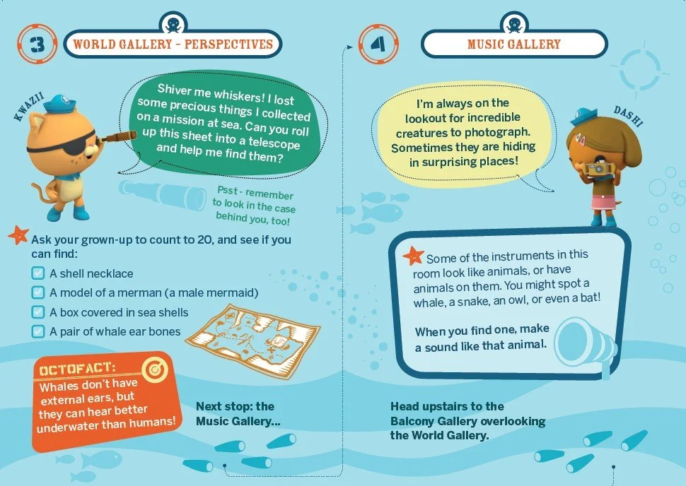 Octonauts family trail activities