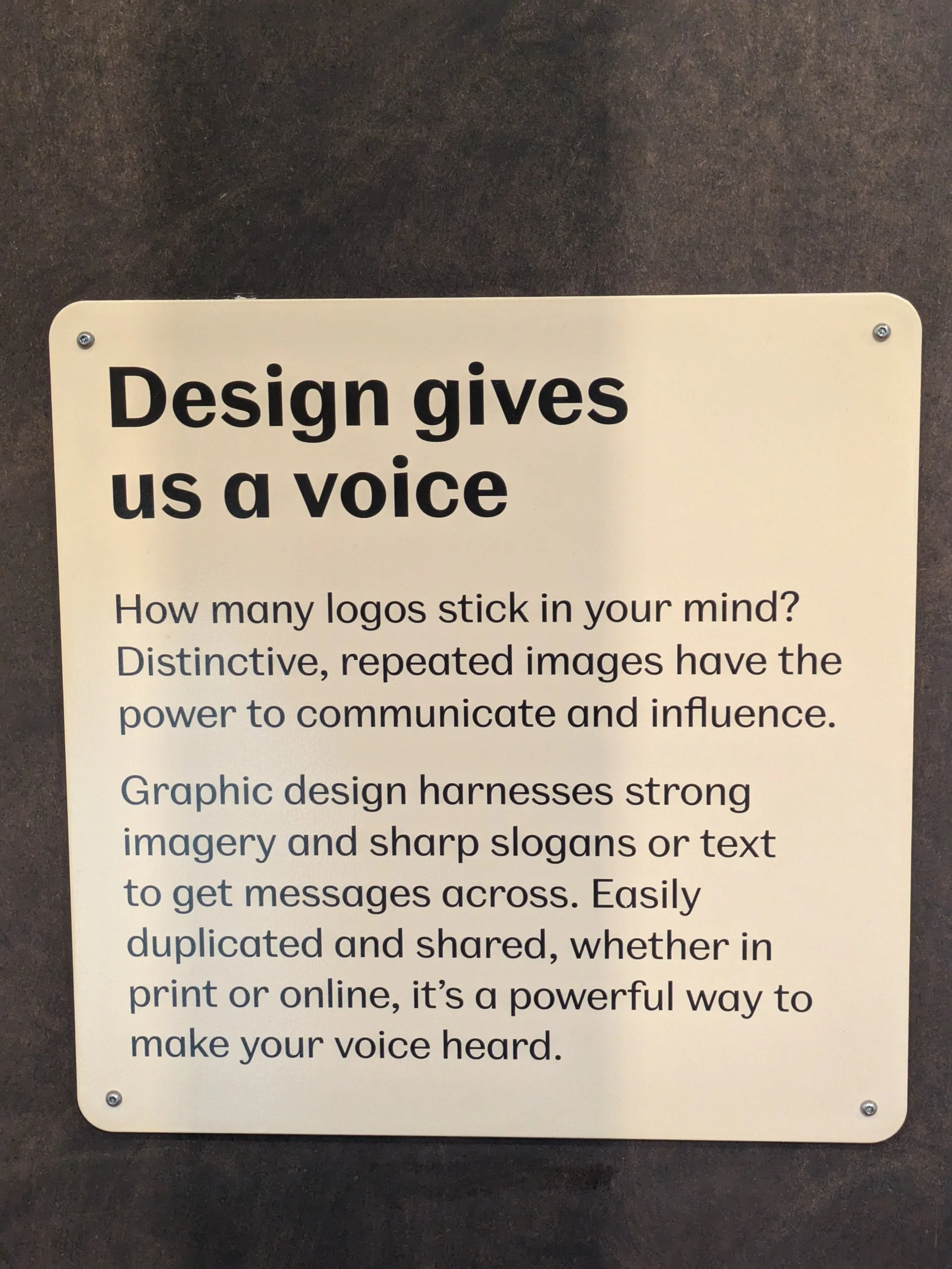 A sub-section panel in the Design Gallery