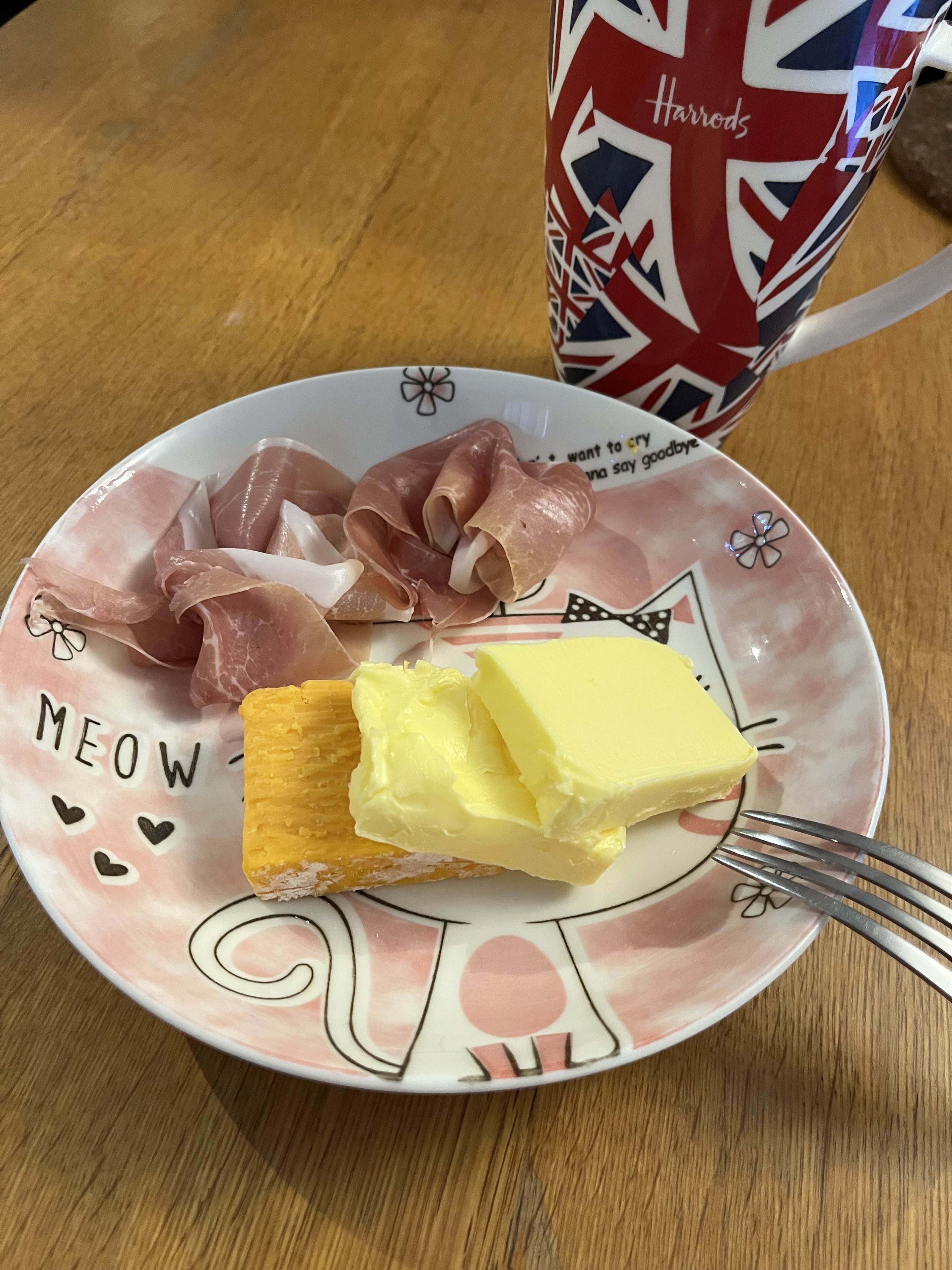 Cheese Butter Ham Snack