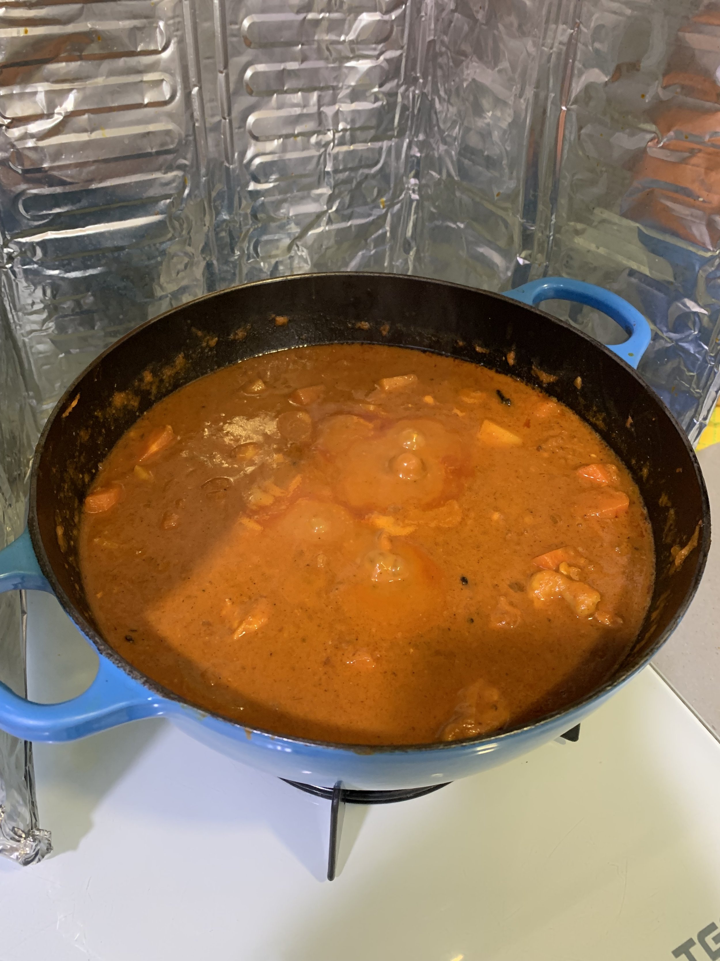 Making curry from scratch