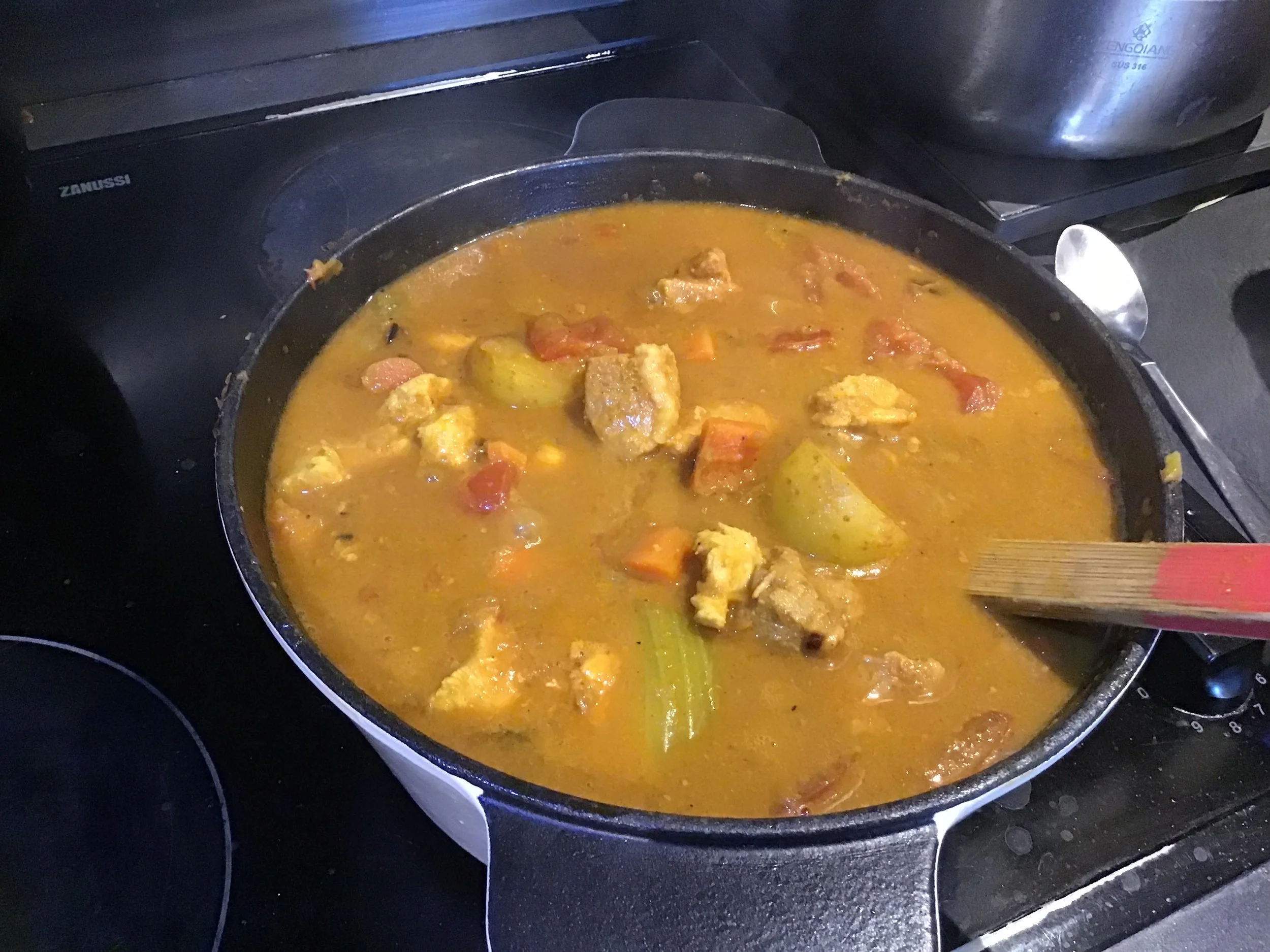 Making curry again