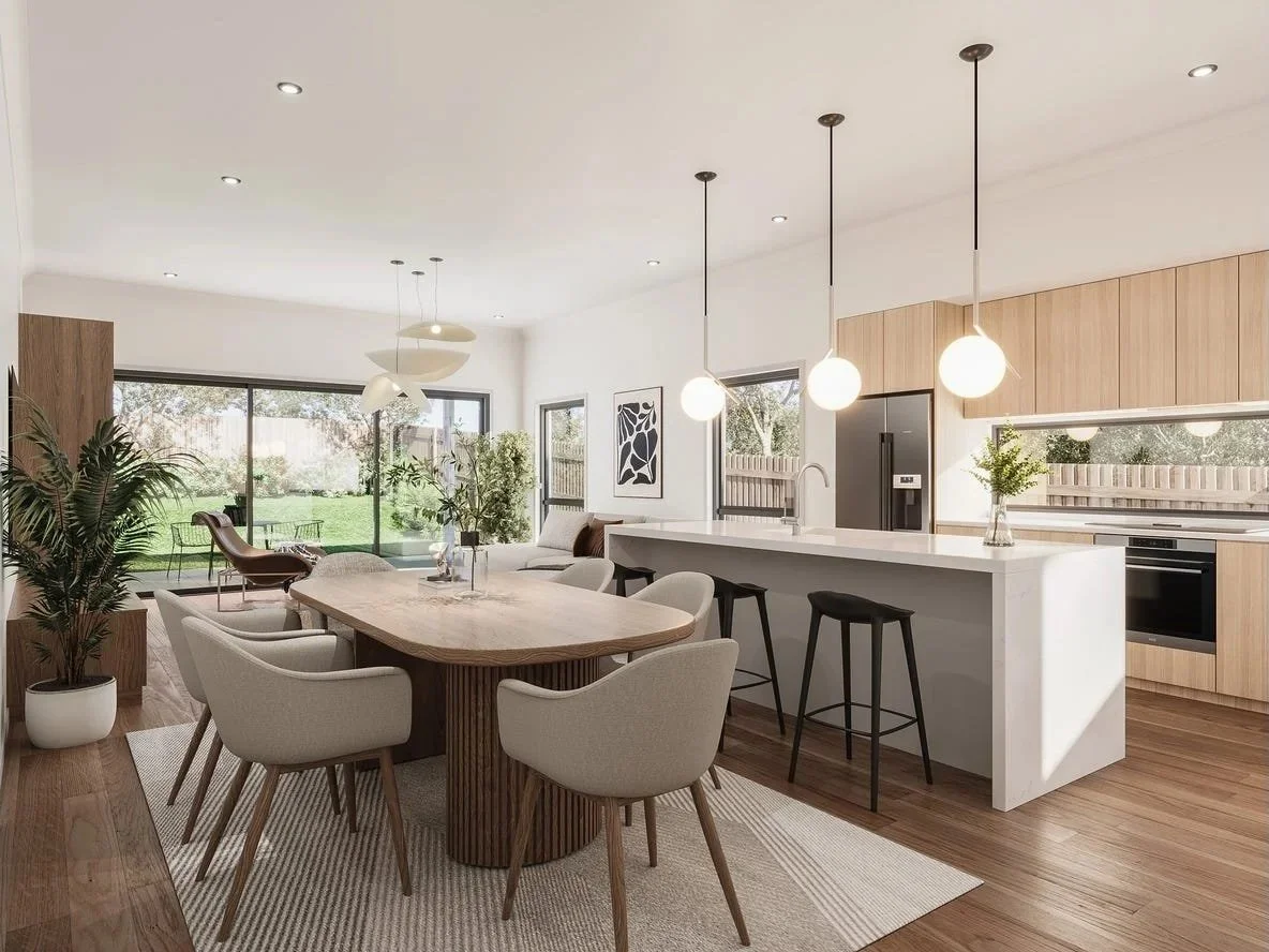 Stunning timber floor and bespoke interior