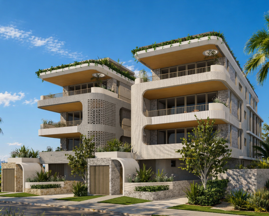 Boutique tower complex, Client-side project management. Architectural design Gold Coast 